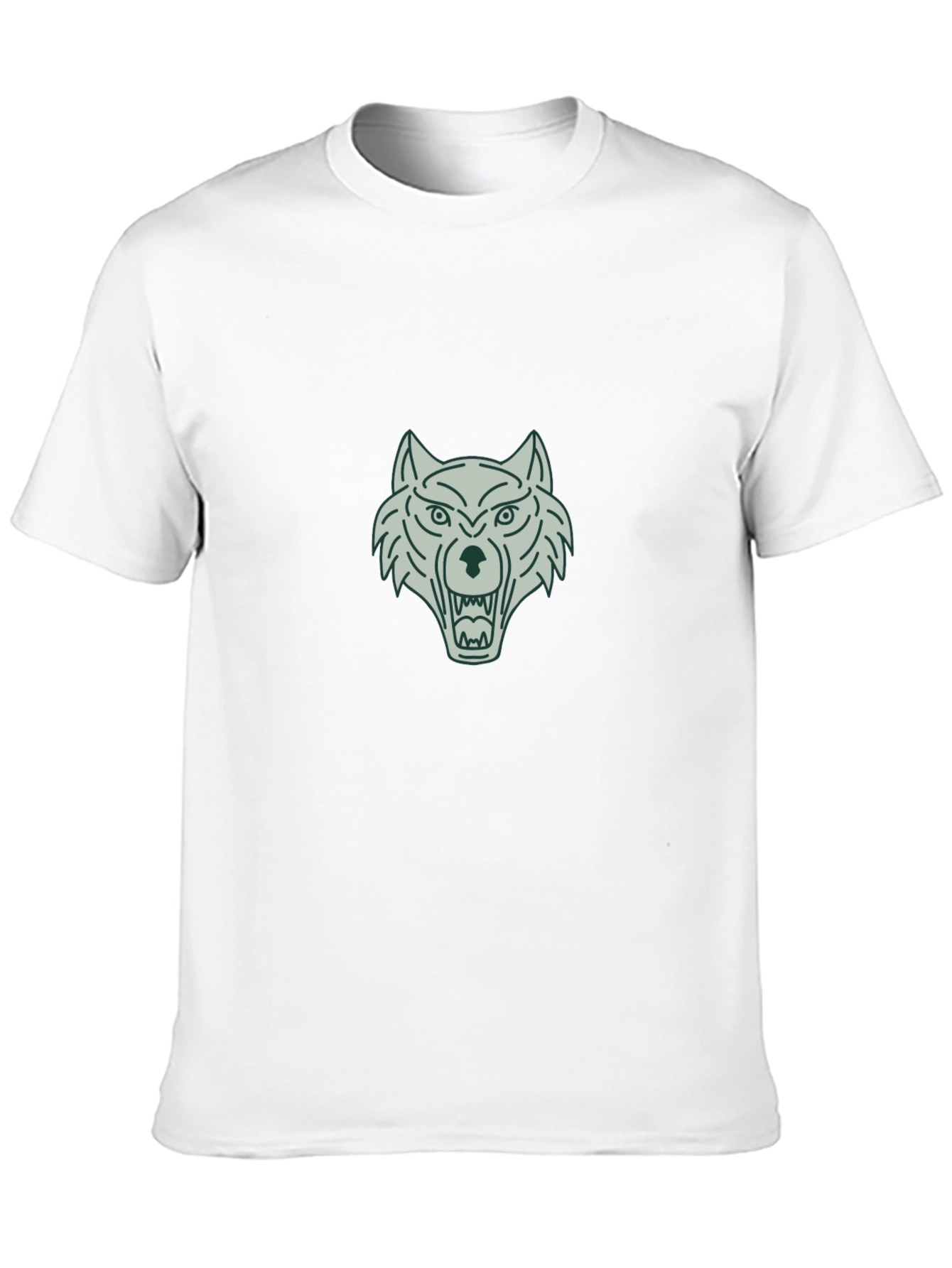 Black Black Wolf Graphic Tee - Fierce Style view 10