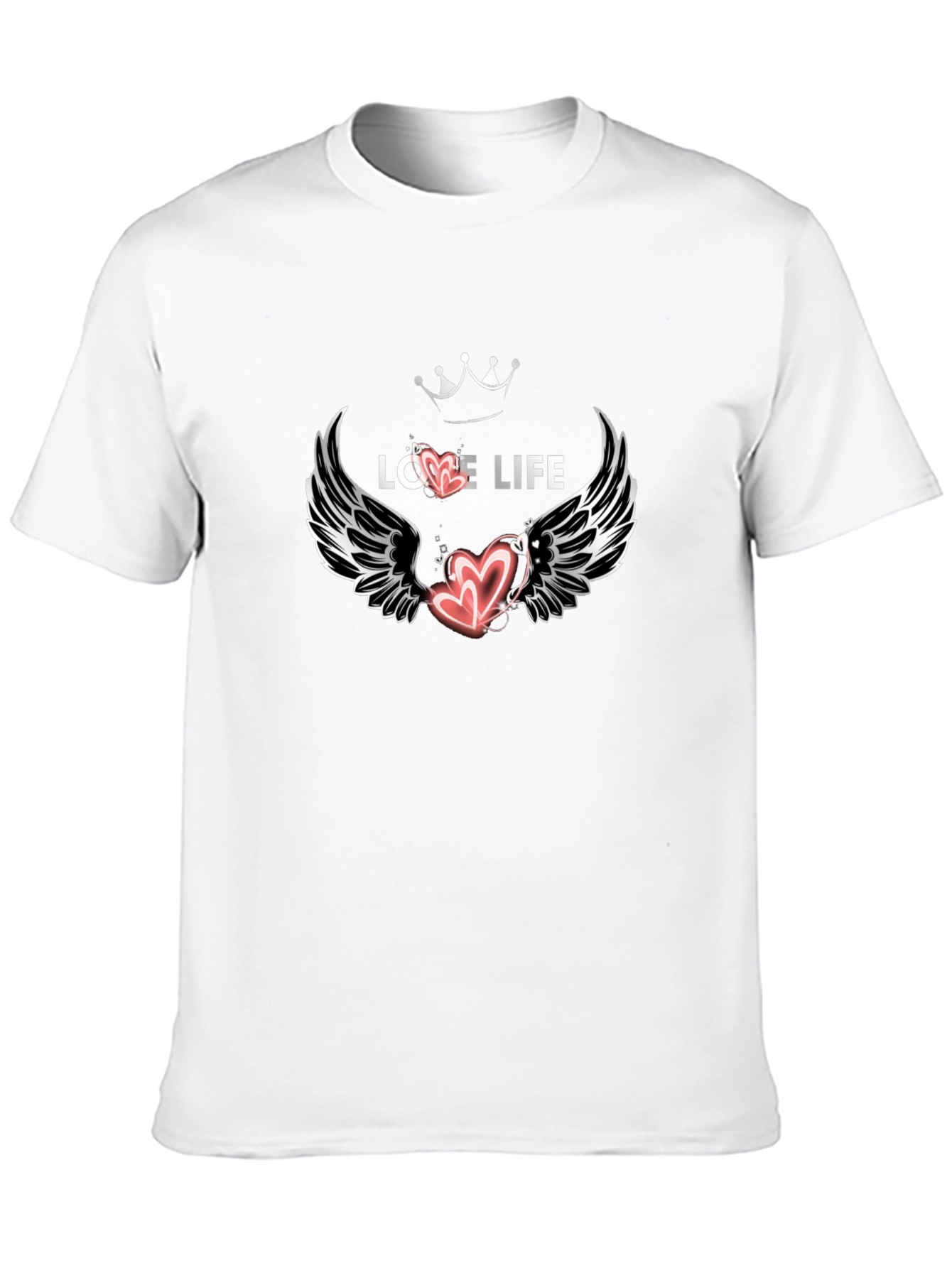 Black Love Life Graphic Black Tee view 10