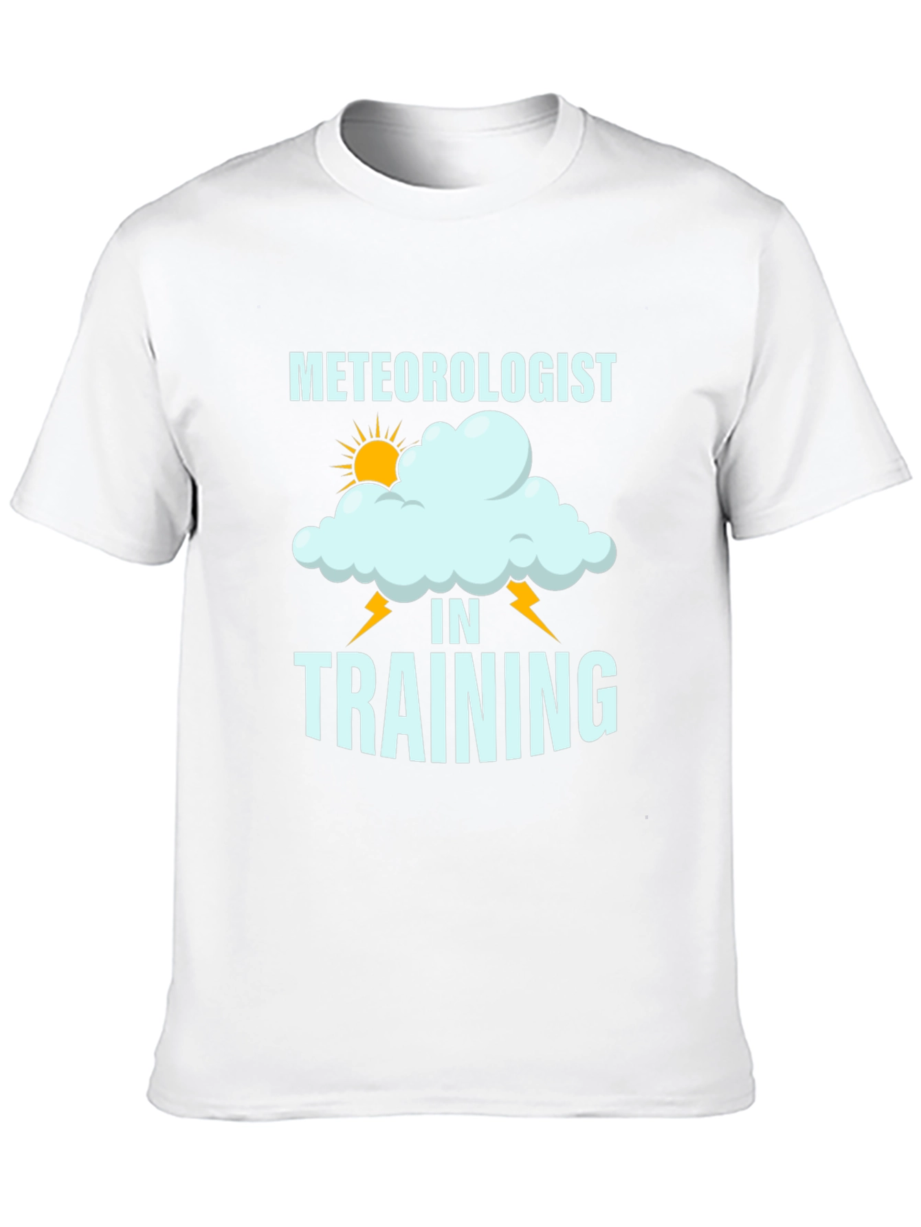 Black Meteorologist in Training T-Shirt Funny Weather Tee view 10