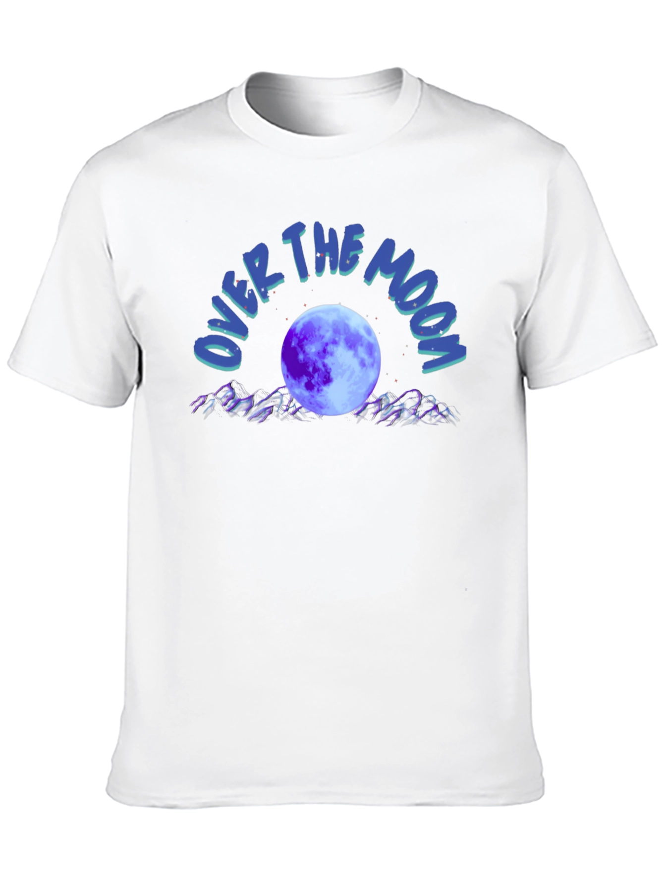 Black Over The Moon Graphic T-Shirt view 10