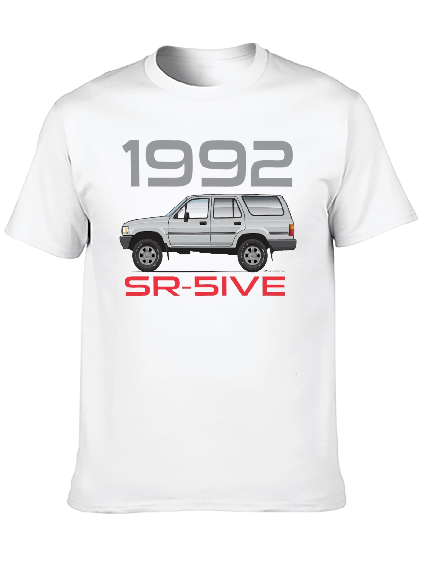 Black 1992 SR-5IVE Truck T-Shirt view 10