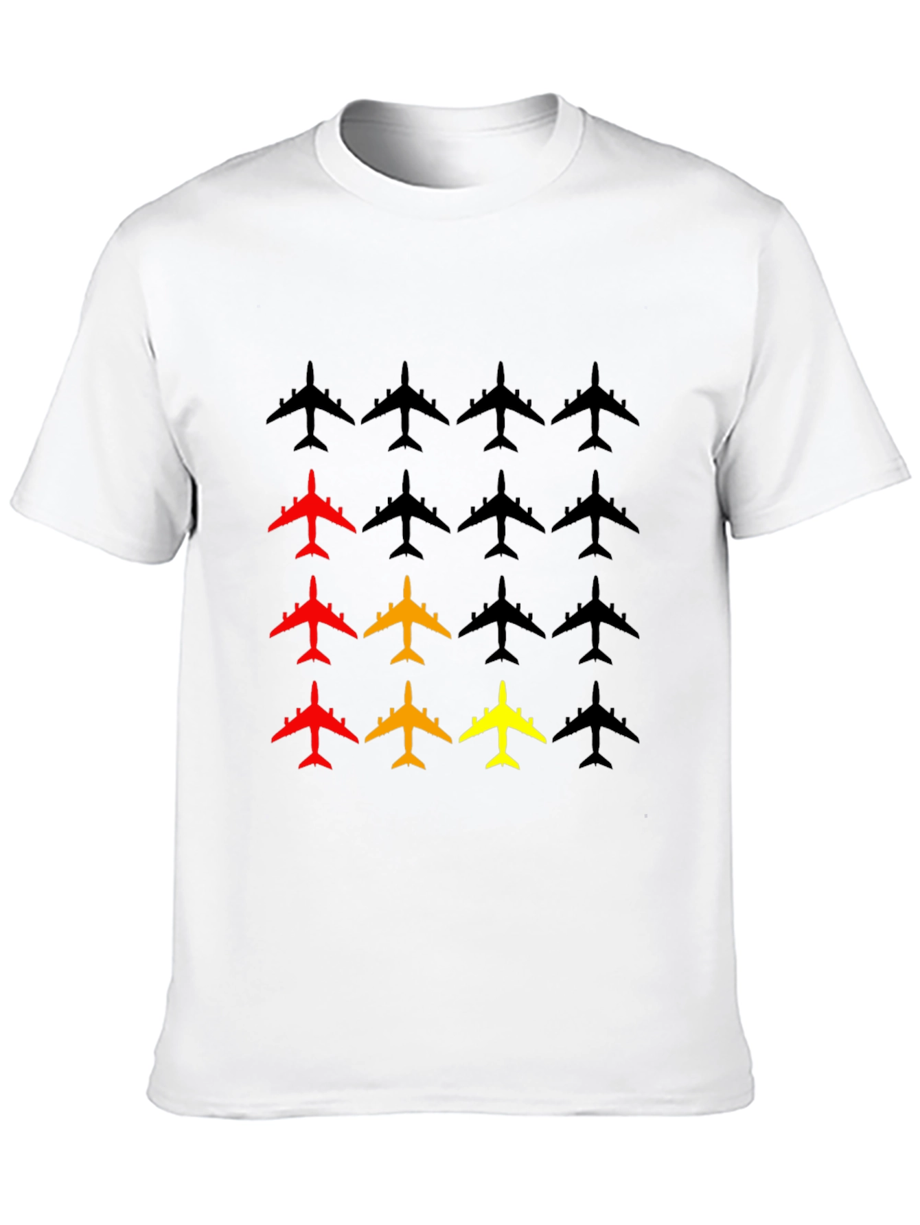 Black Airplane T-Shirt - Graphic Tee for Aviation Enthusiasts view 10