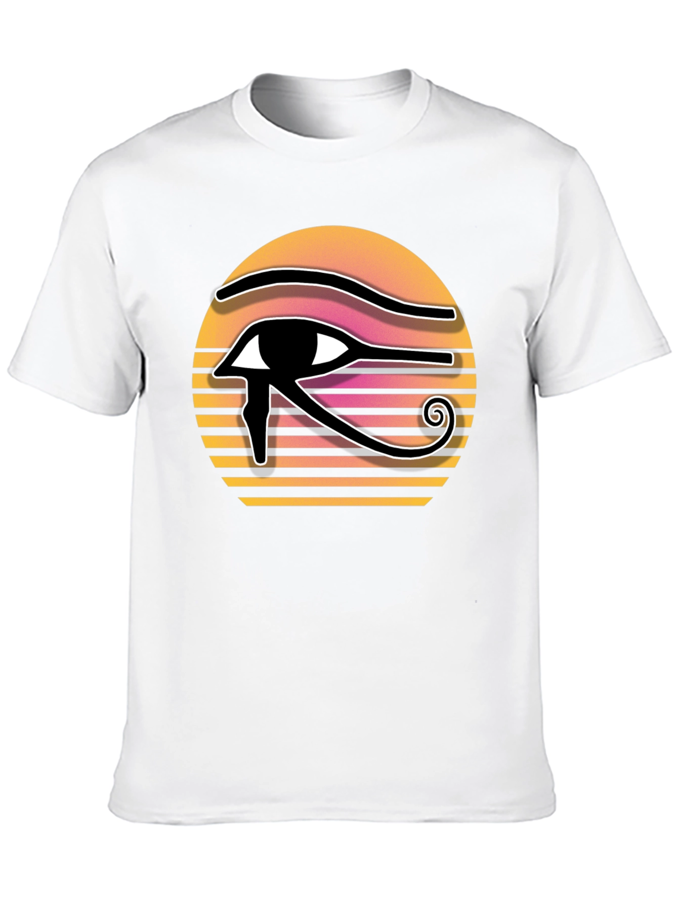 Black Eye of Horus Sunset Graphic Tee view 10