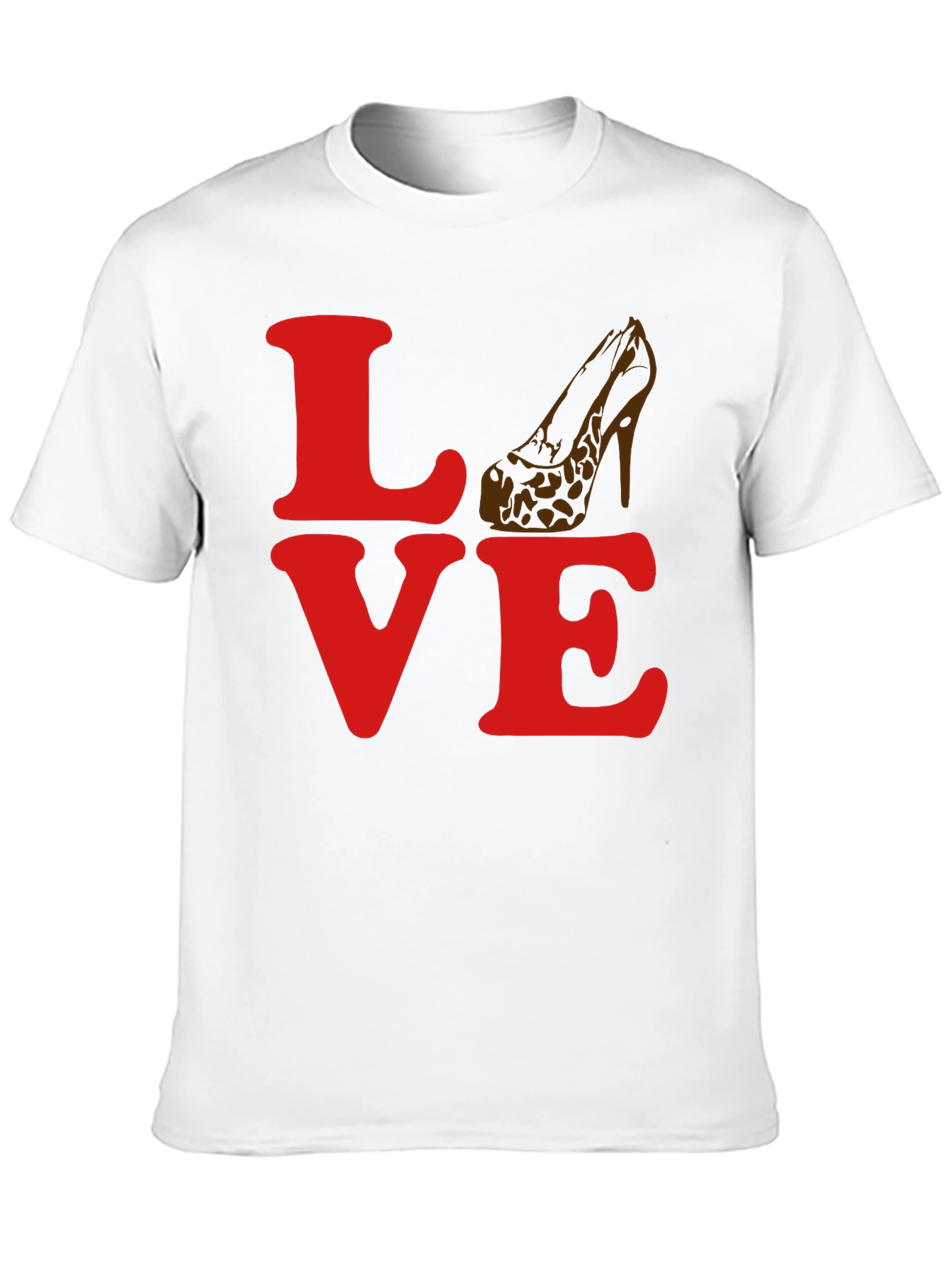Black Love Heels Graphic T-Shirt view 10