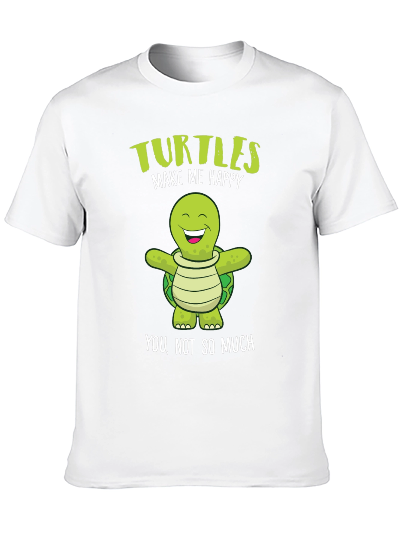 Black Turtles Make Me Happy Graphic Tee view 10