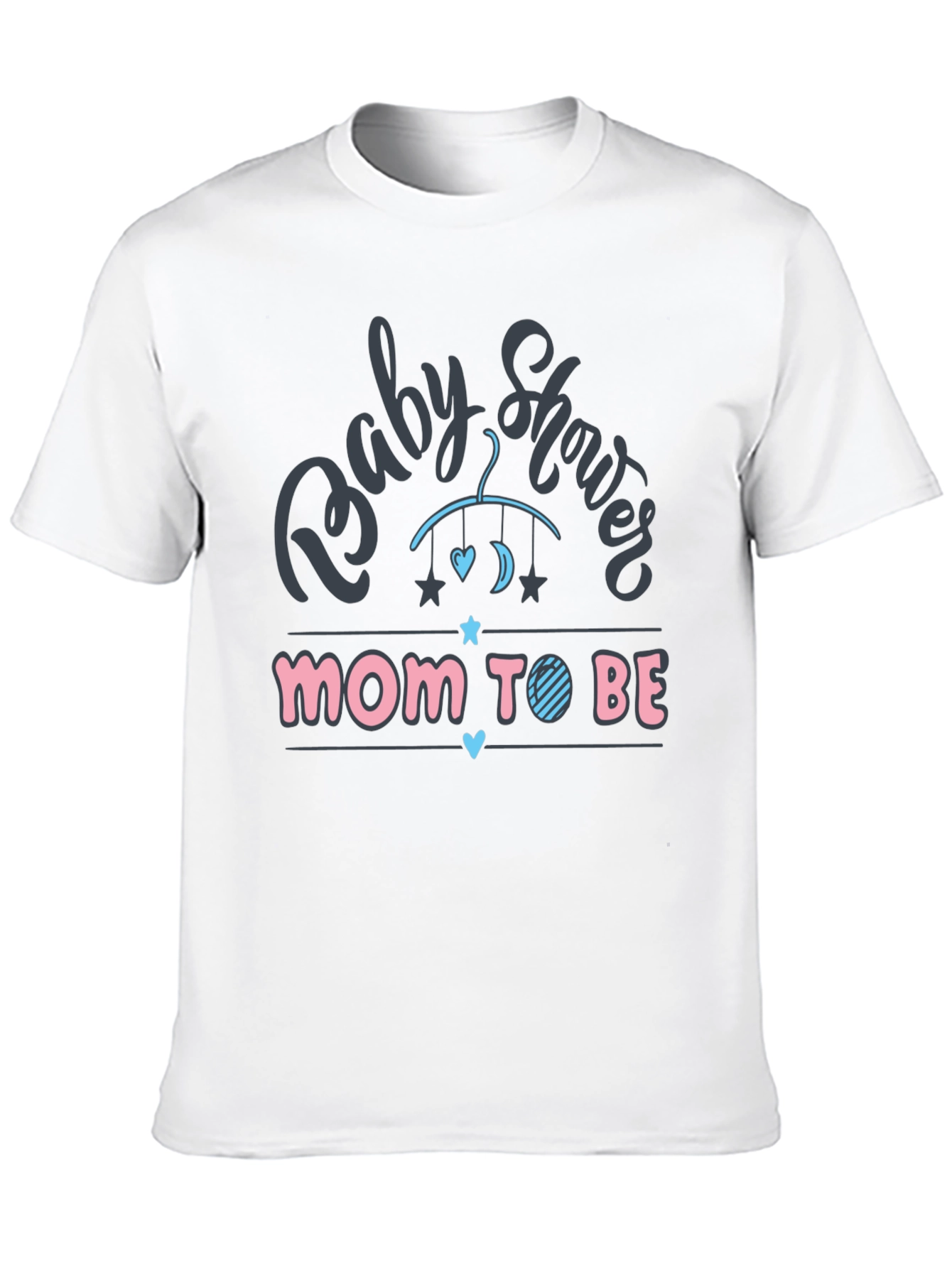 Black Baby Shower Mom-to-Be T-Shirt - New Parent Gift view 10