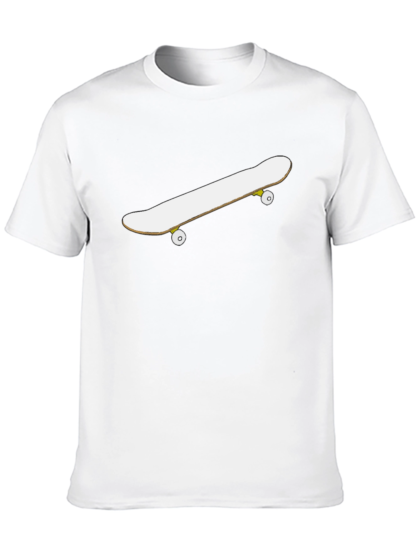 Black Skateboard Graphic Tee - Cool Casual Style view 10