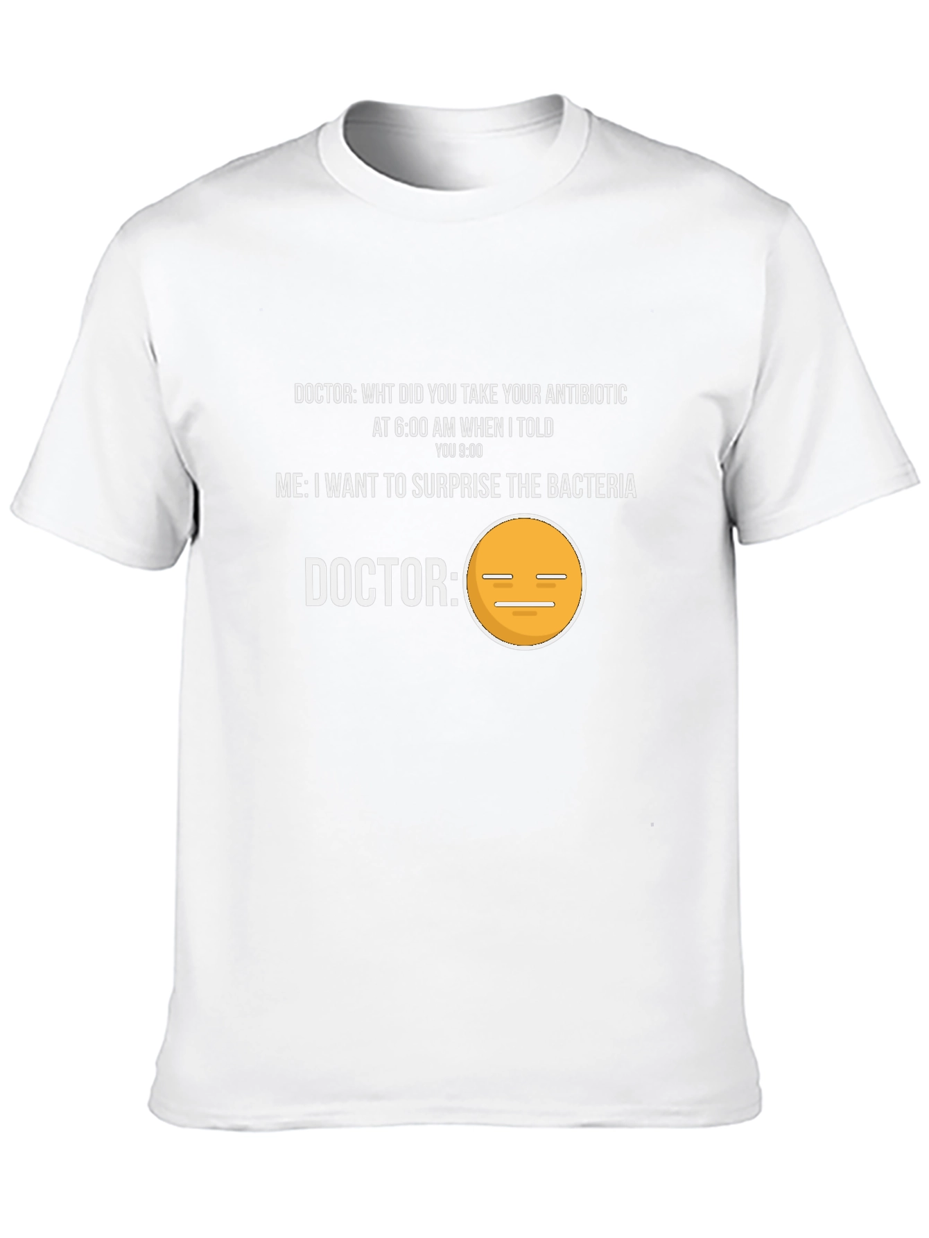 Black Surprise Bacteria Antibiotic T-Shirt view 10