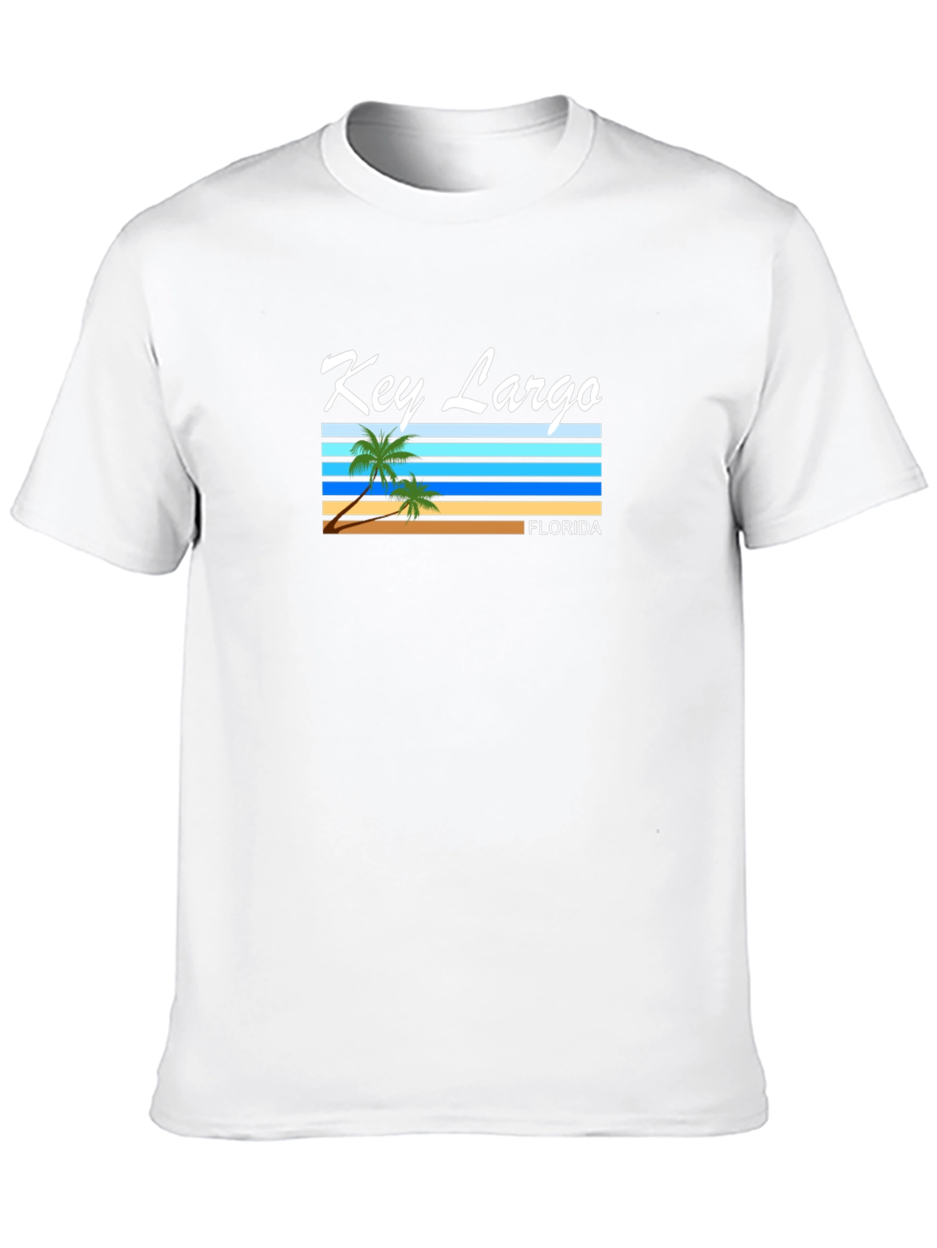 Black Key Largo Florida Graphic T-Shirt view 10