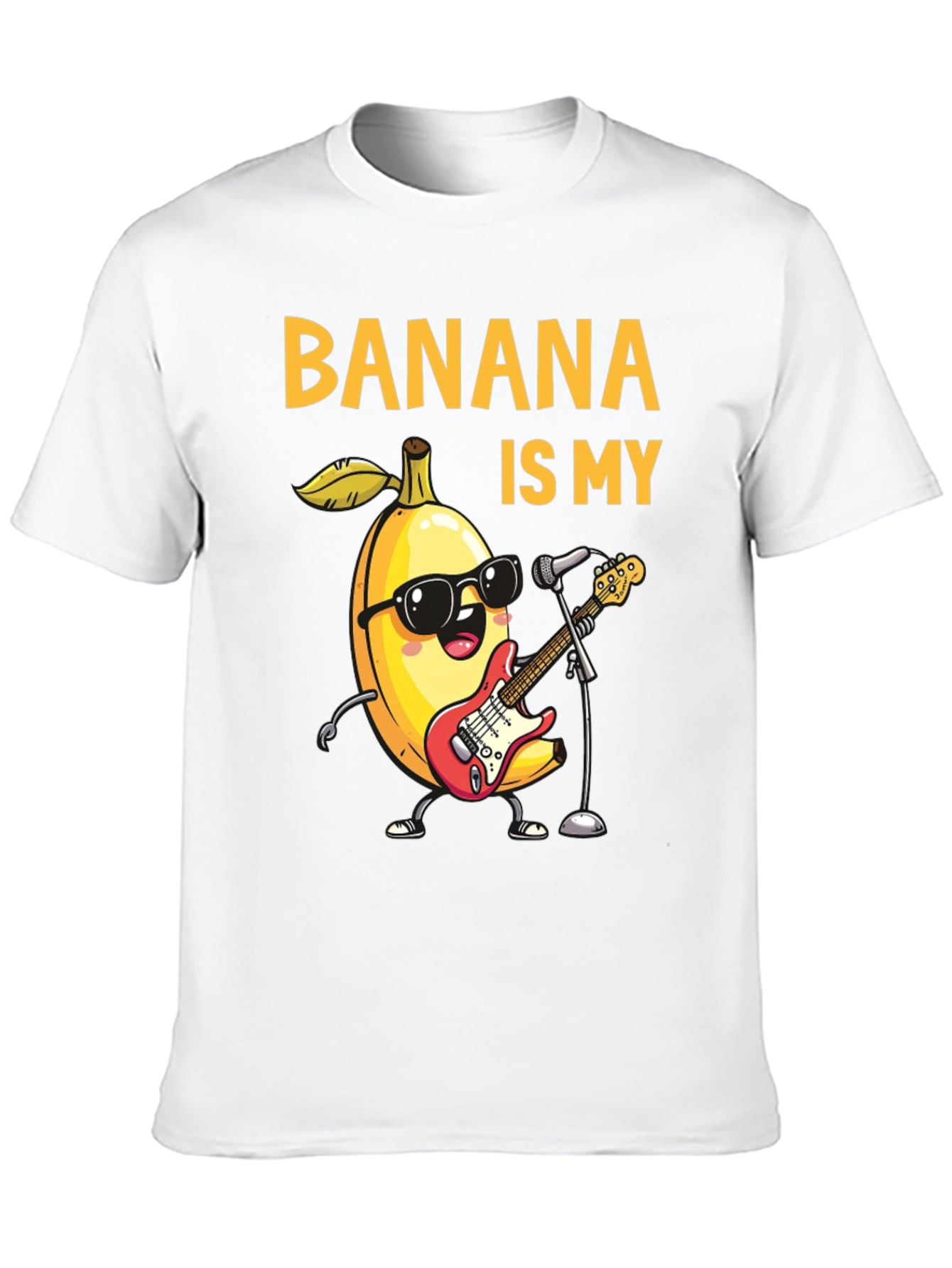 Black Banana is My Jam Funny Music T-Shirt view 10