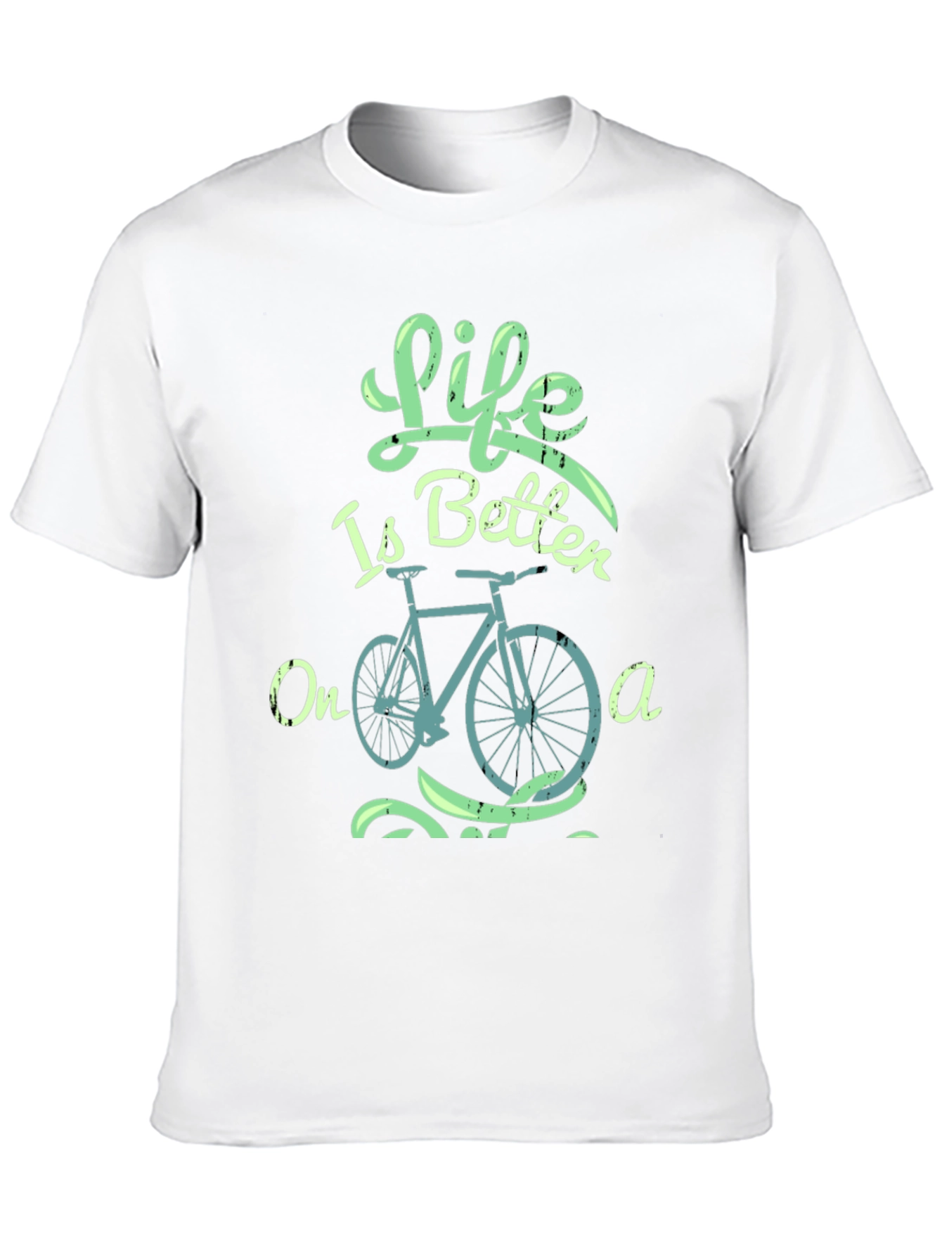 Black Life is Better on a Bike Graphic Tee view 10