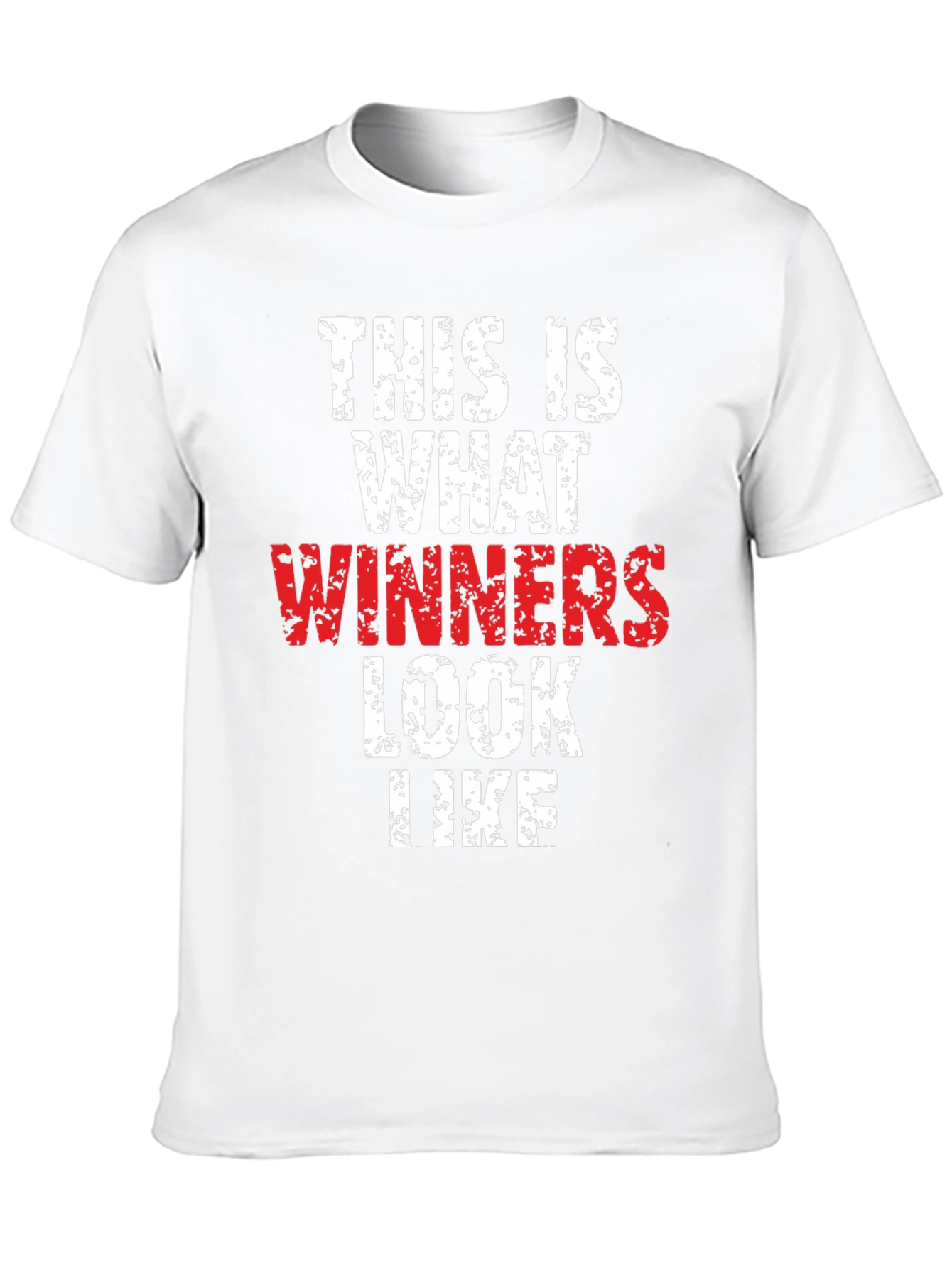 Black Winners T-Shirt - Motivational Black Tee view 10
