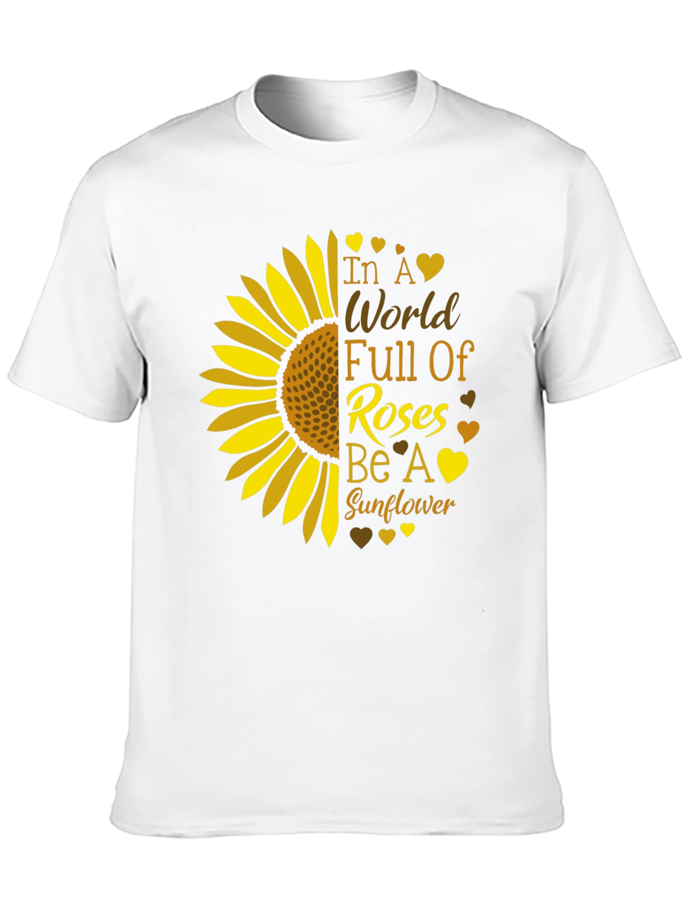 Black Sunflower Graphic Tee - Be a Sunflower! view 10