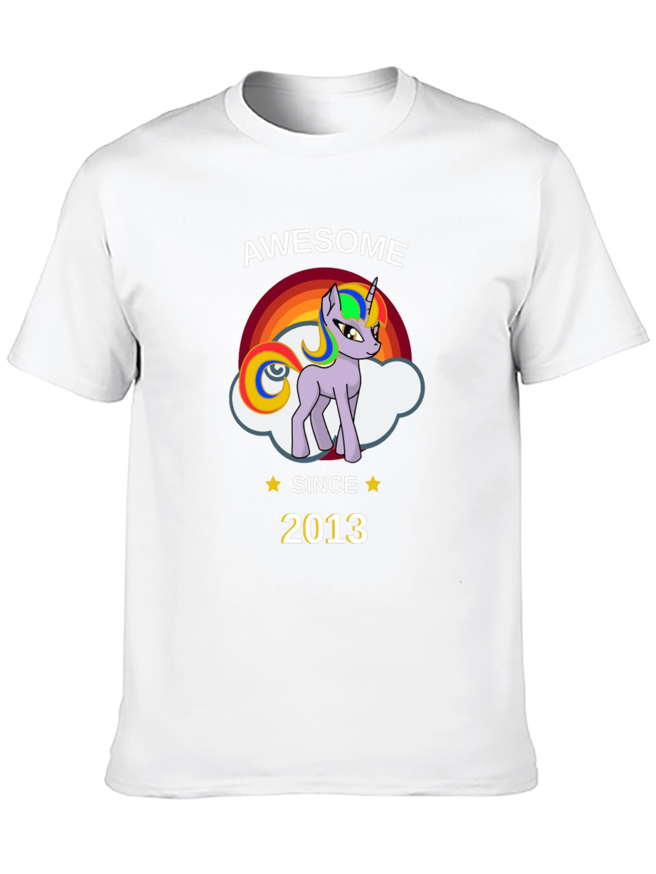 Awesome Since 2013 Unicorn Graphic T-Shirt - 10