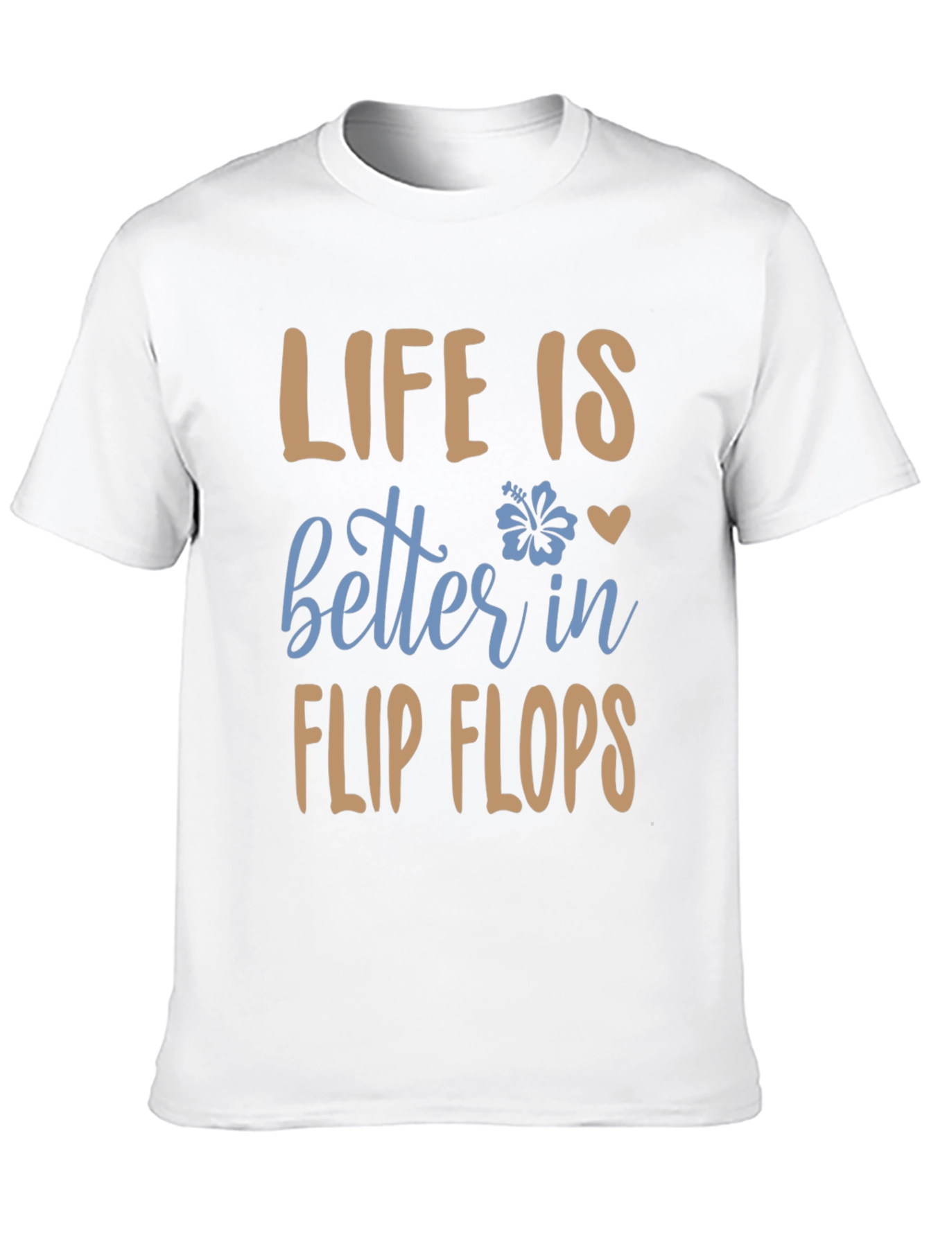 Black Life is Better in Flip Flops Graphic Tee view 10