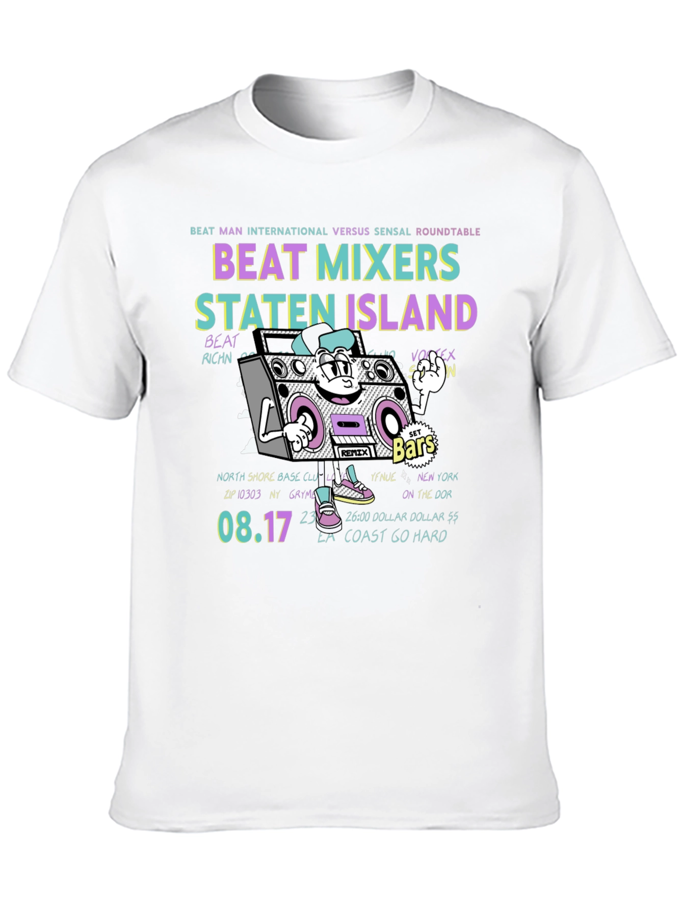 Black Beat Mixers Staten Island T-Shirt view 10