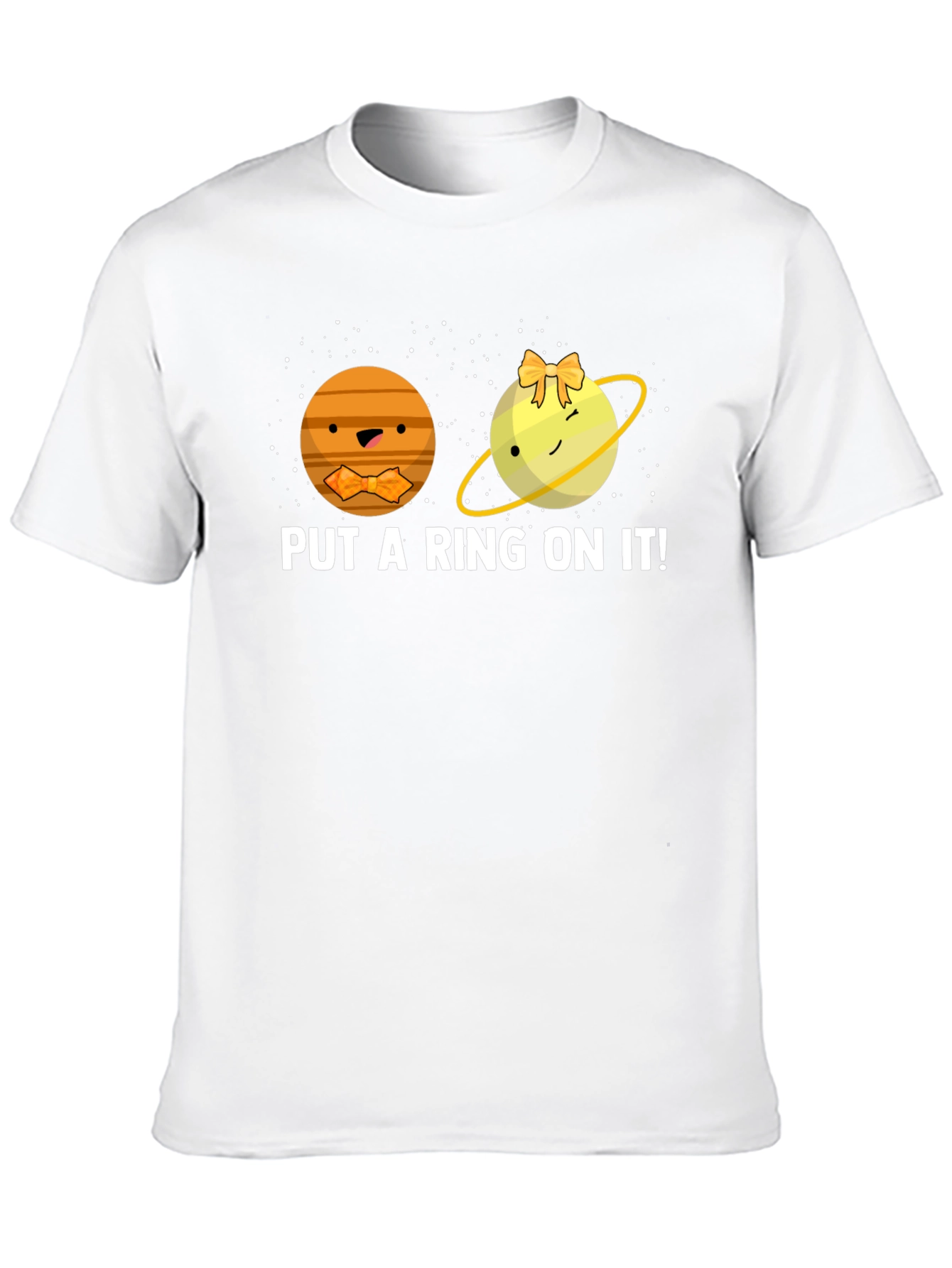 Black Put a Ring on It Planet Graphic Tee view 10