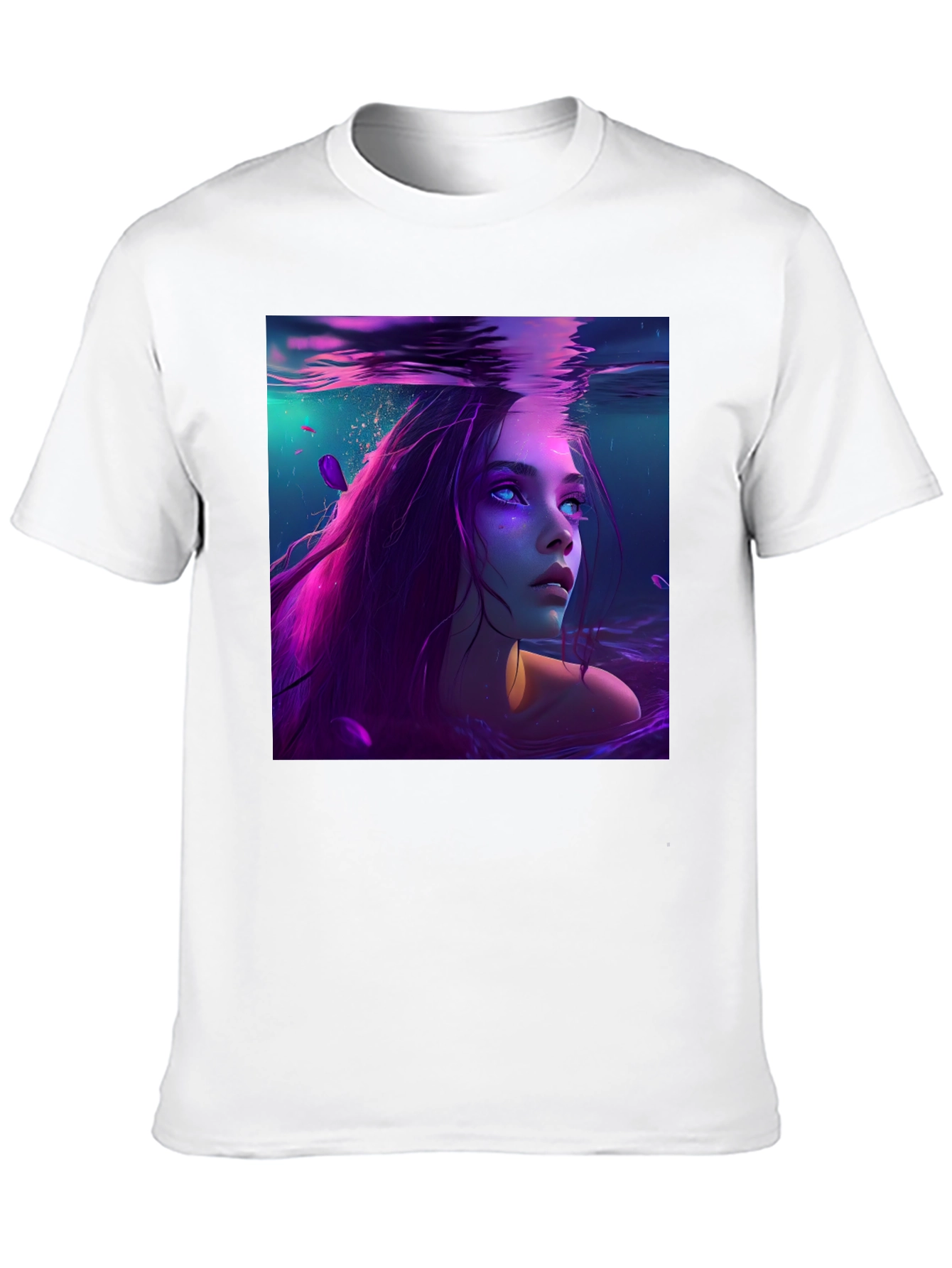 Black Mystic Mermaid Black T-Shirt view 10
