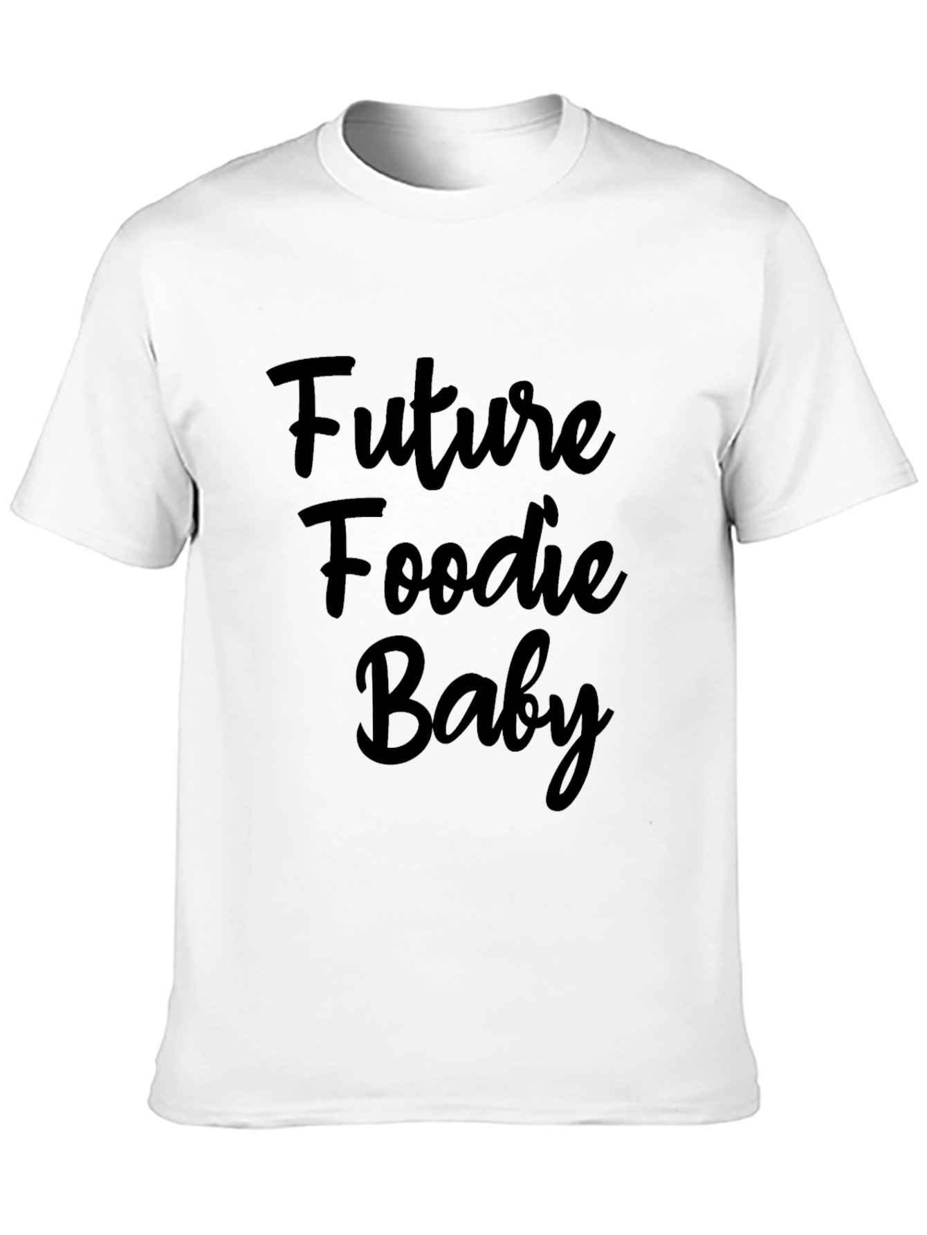 Black Future Foodie Baby Black T-Shirt view 10
