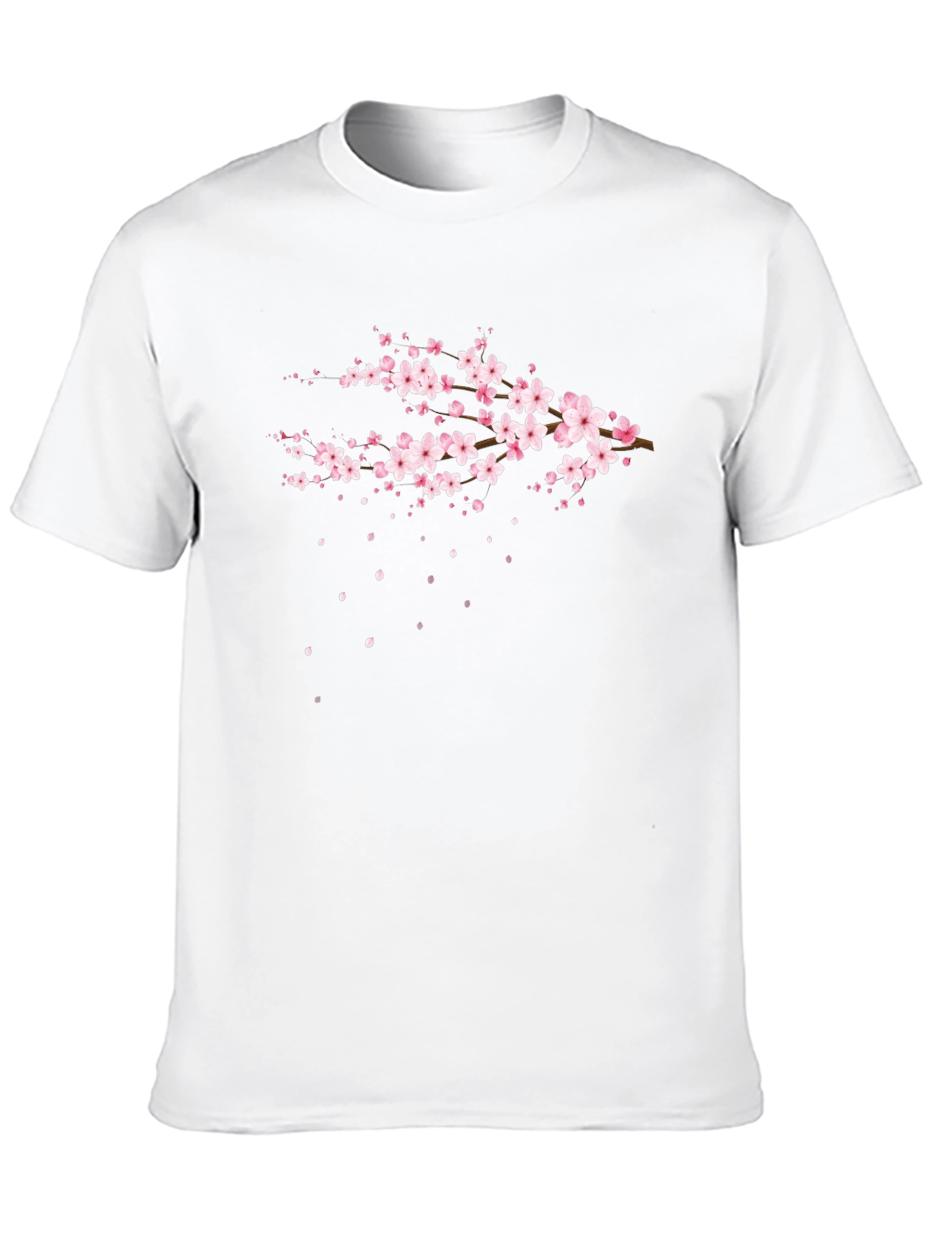 Black Sakura Blossom Graphic T-Shirt - Stylish Black Tee view 10