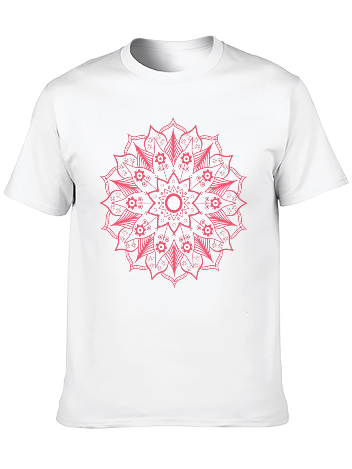 Black Black Mandala Graphic Tee - Stylish Crew Neck Comfort view 10