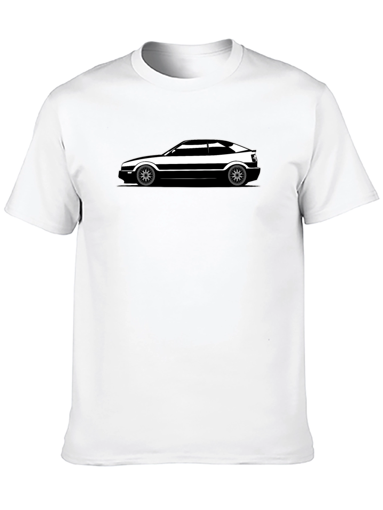 Black Sleek Car Graphic T-Shirt - Modern Design view 10