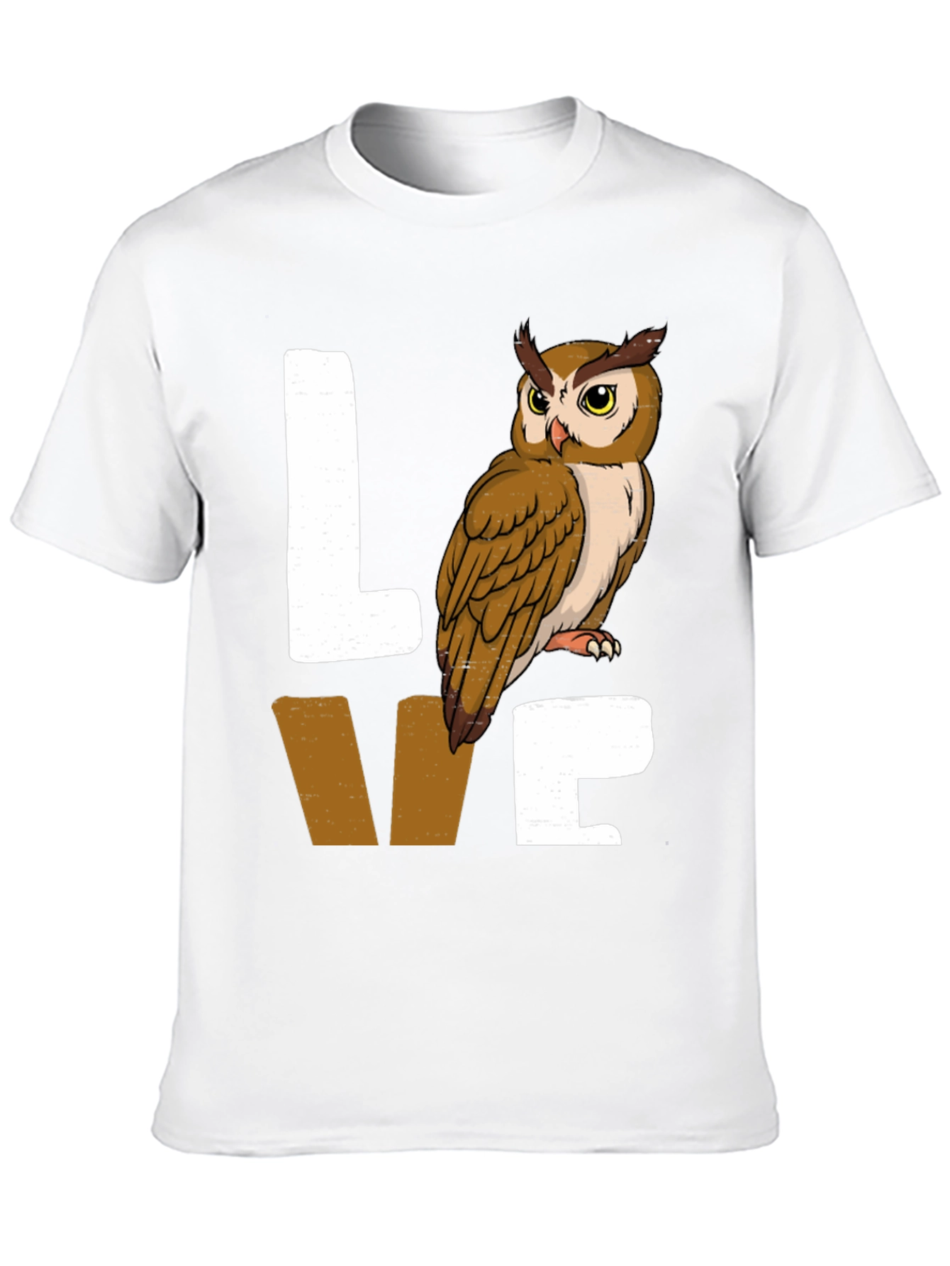 Black Owl Lover Graphic Tee - Black Cotton Blend view 10