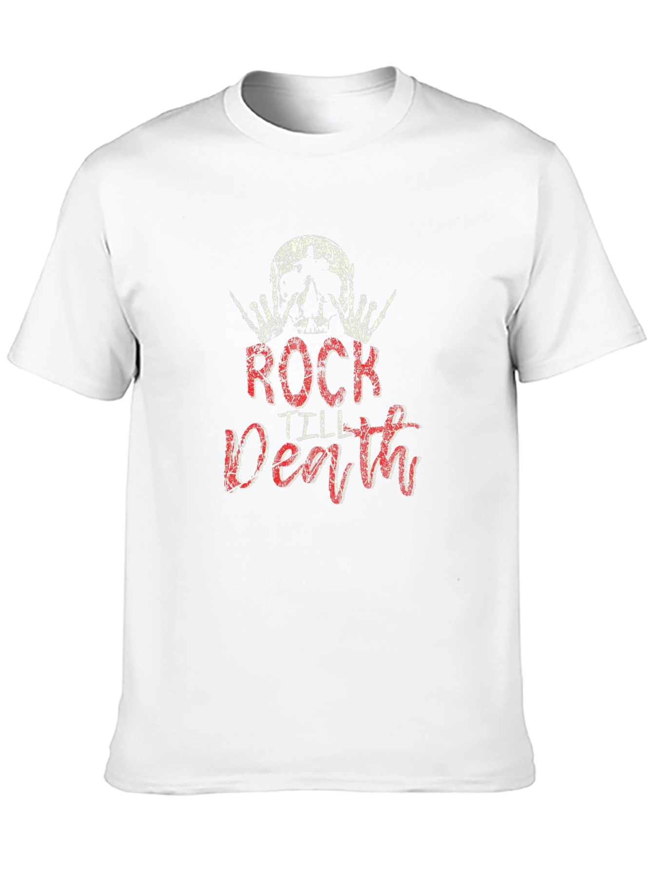 Black Rock Till Death Graphic Print Men's T-Shirt view 10