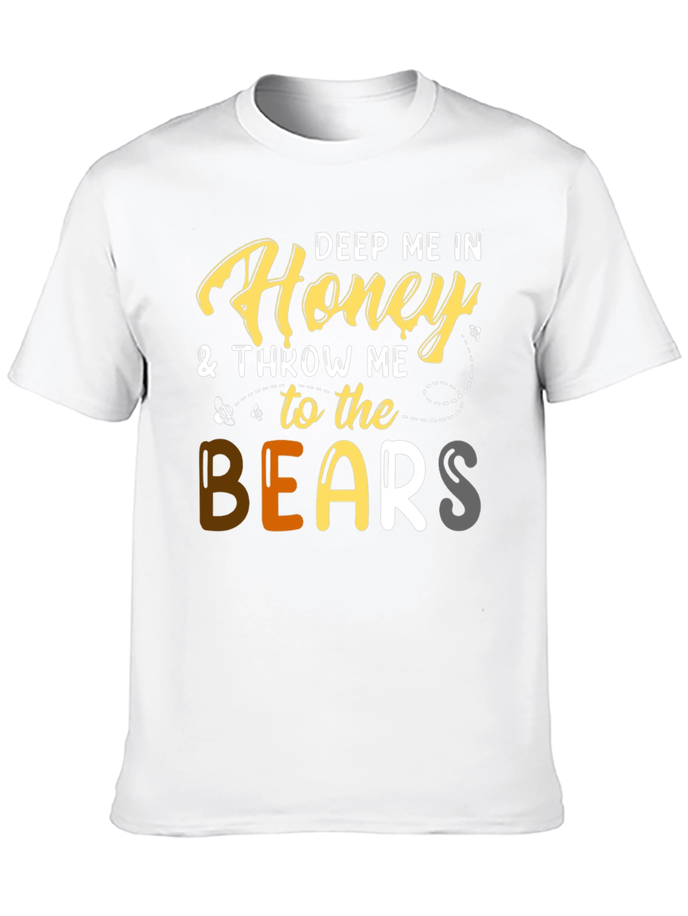 Black Deep Me in Honey Bear Graphic Tee view 10