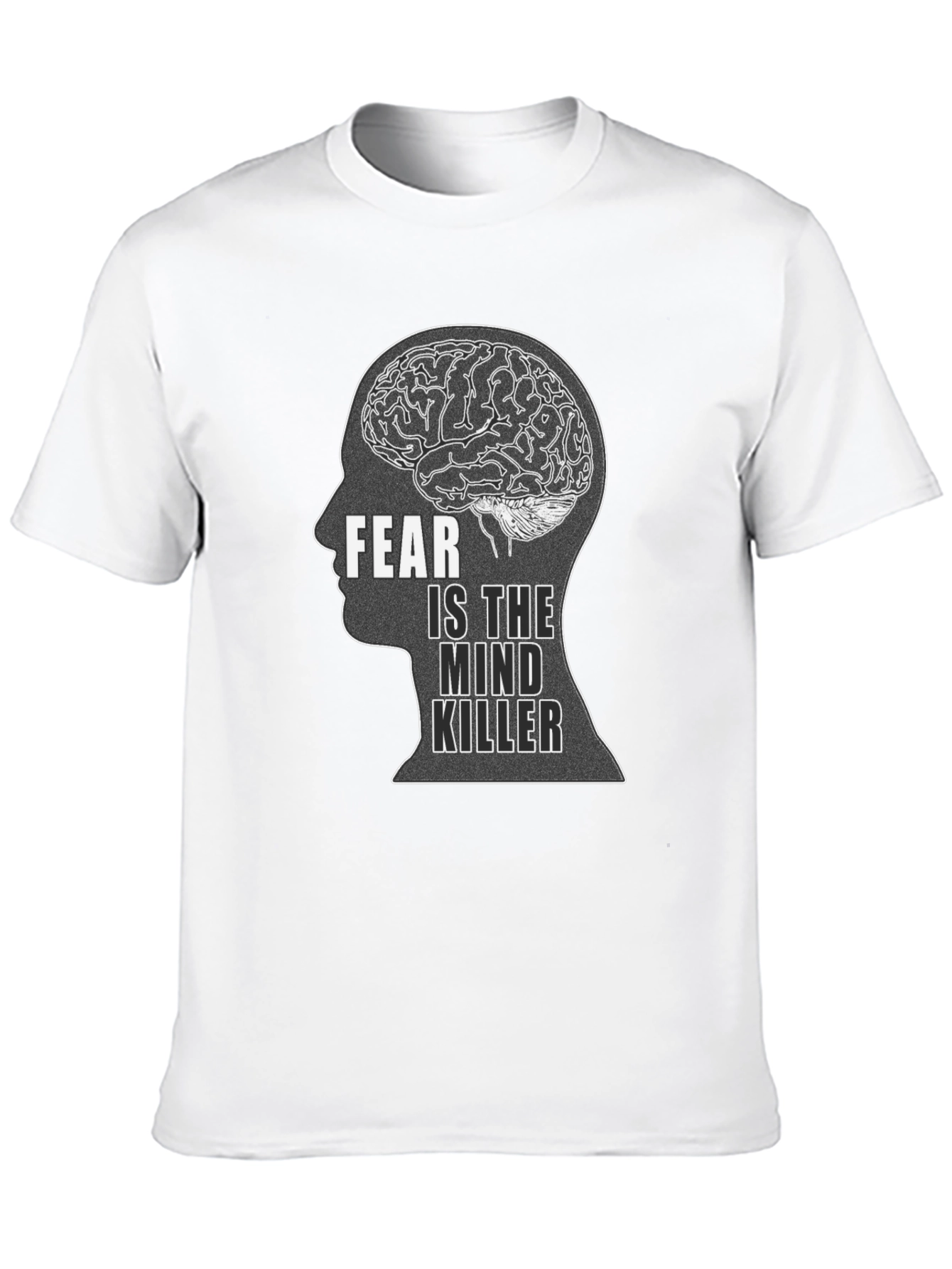 Black Fear is the Mind Killer Black T-Shirt view 10