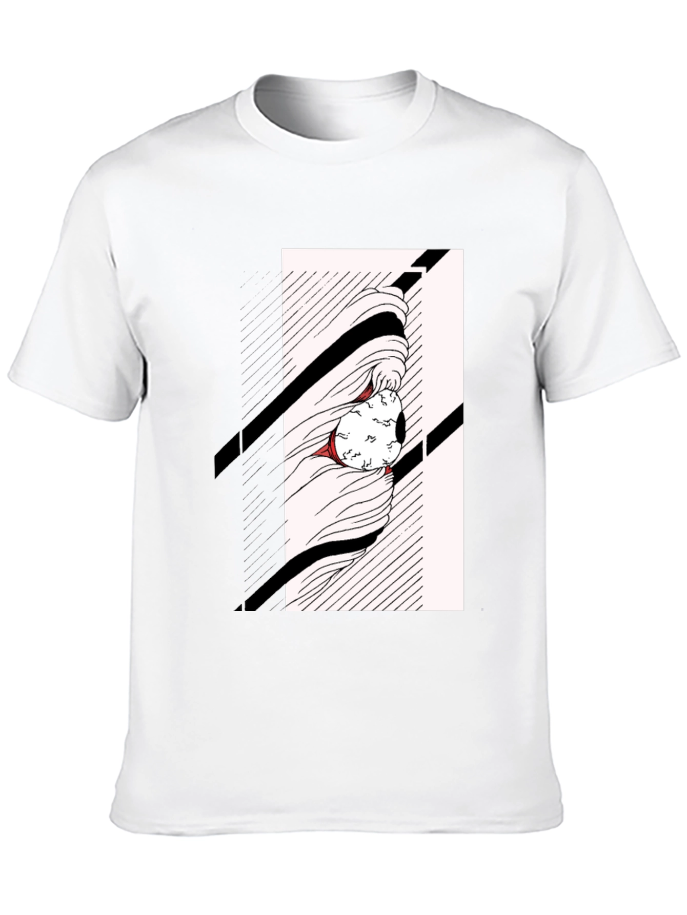 Black Eye Graphic Black T-Shirt - Unique Design view 10