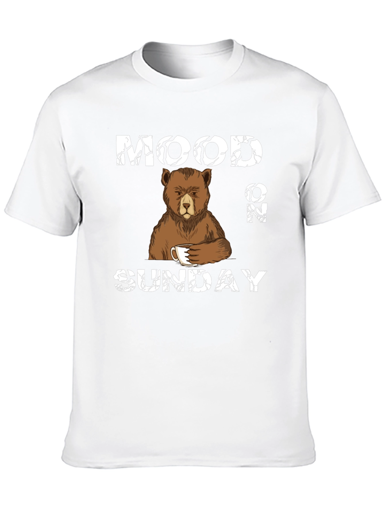 Black Mood on Sunday Bear T-Shirt view 10