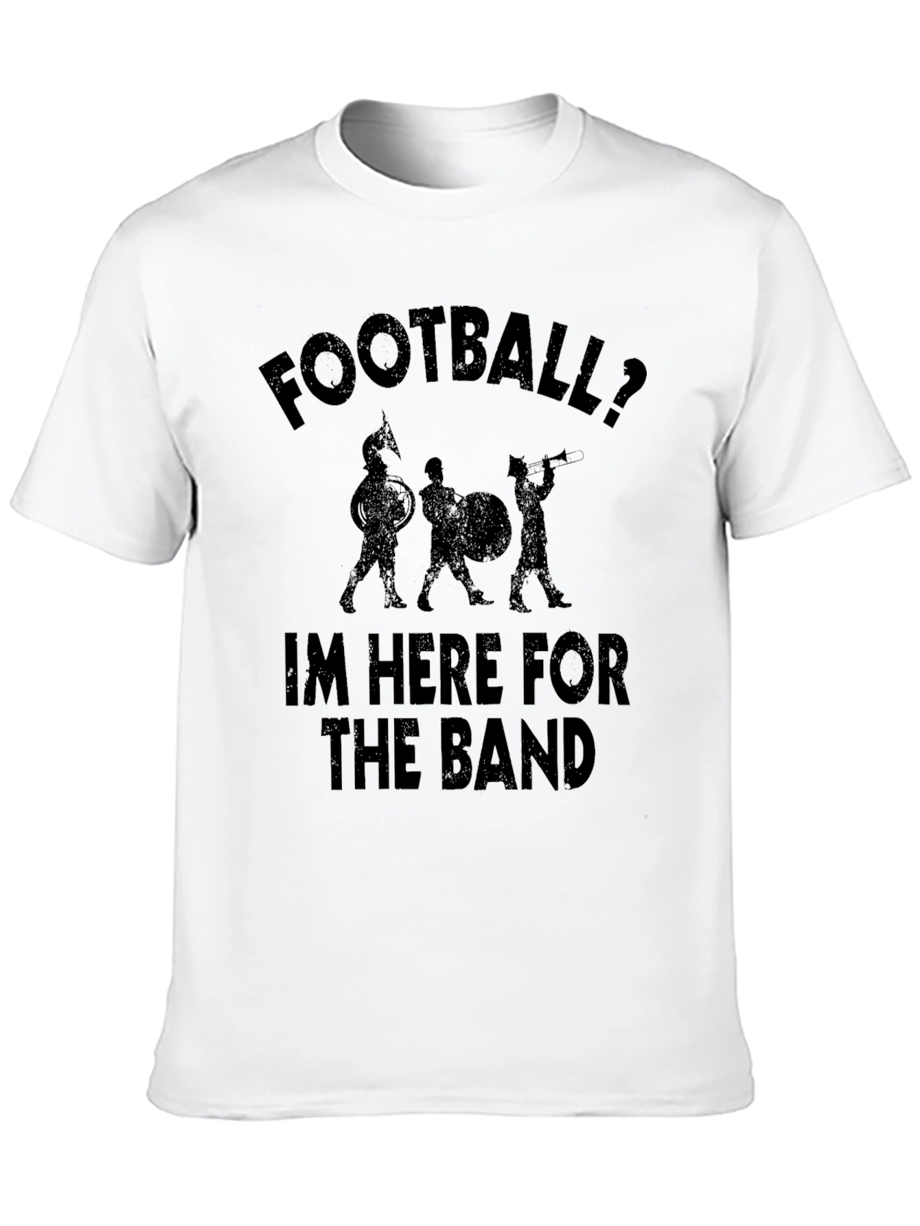Black Football? I'm Here For The Band T-Shirt view 10