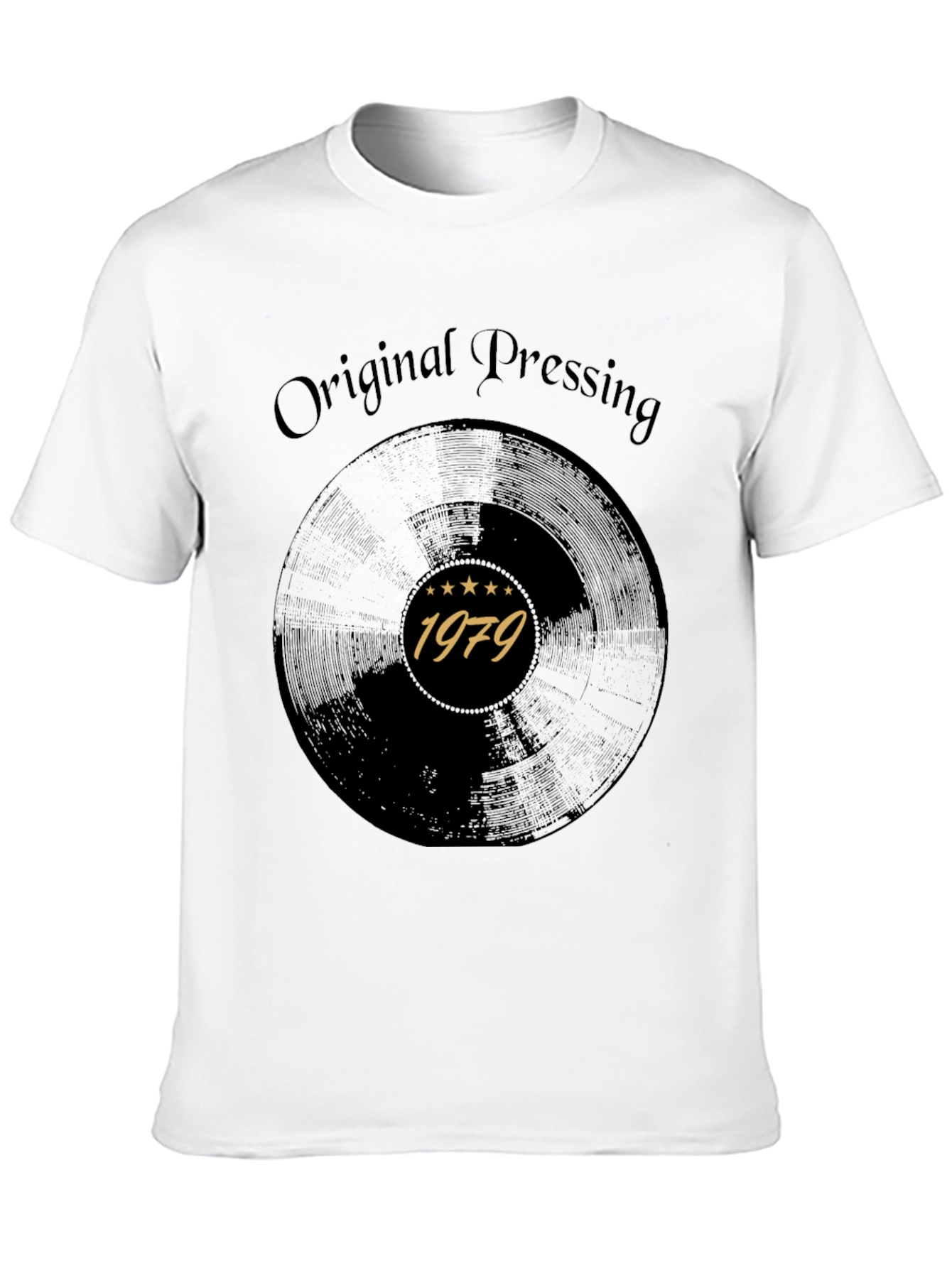 Black Original Pressing 1979 Record Graphic Tee view 10