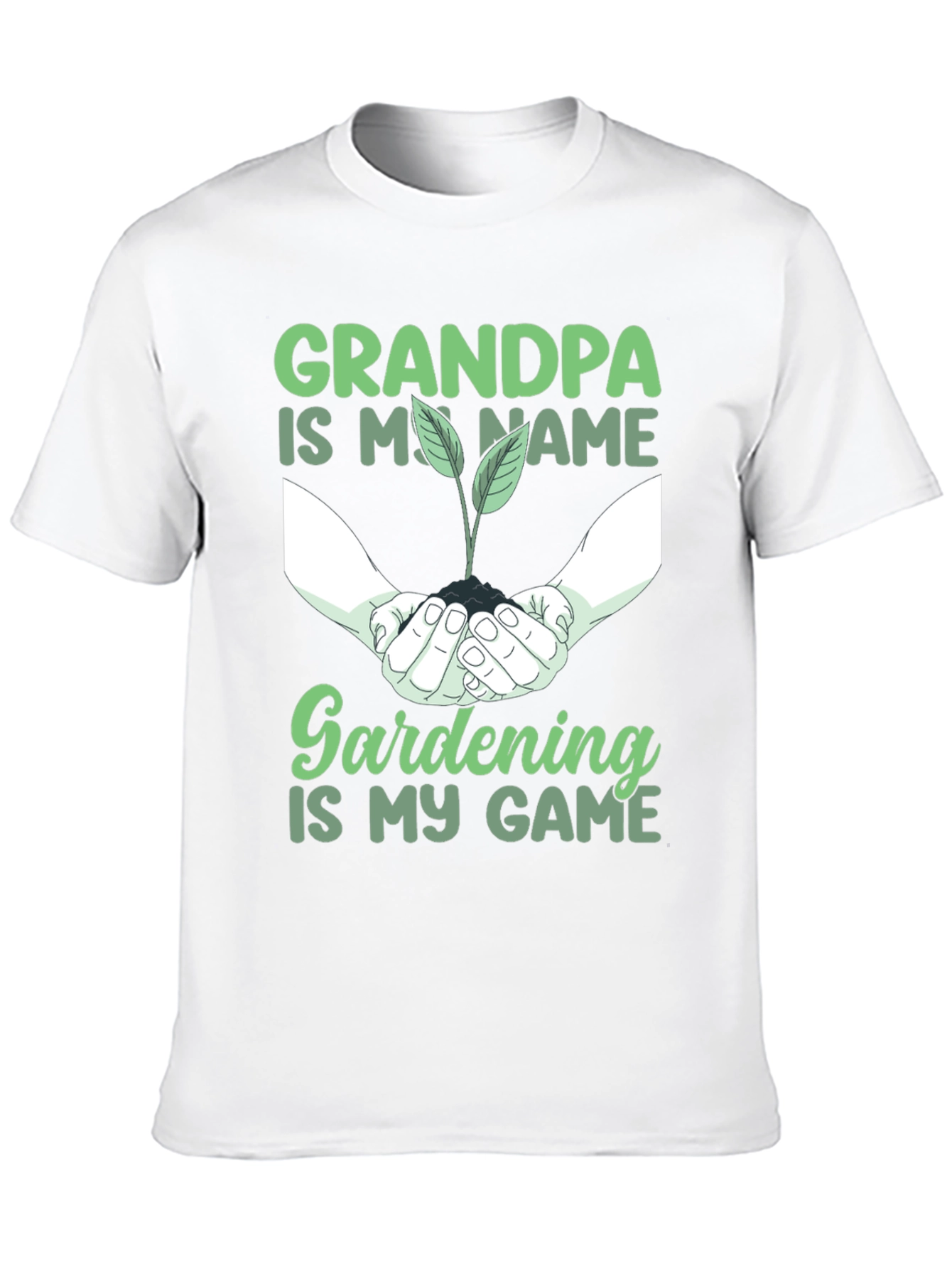 Black Grandpa Gardening T-Shirt view 10