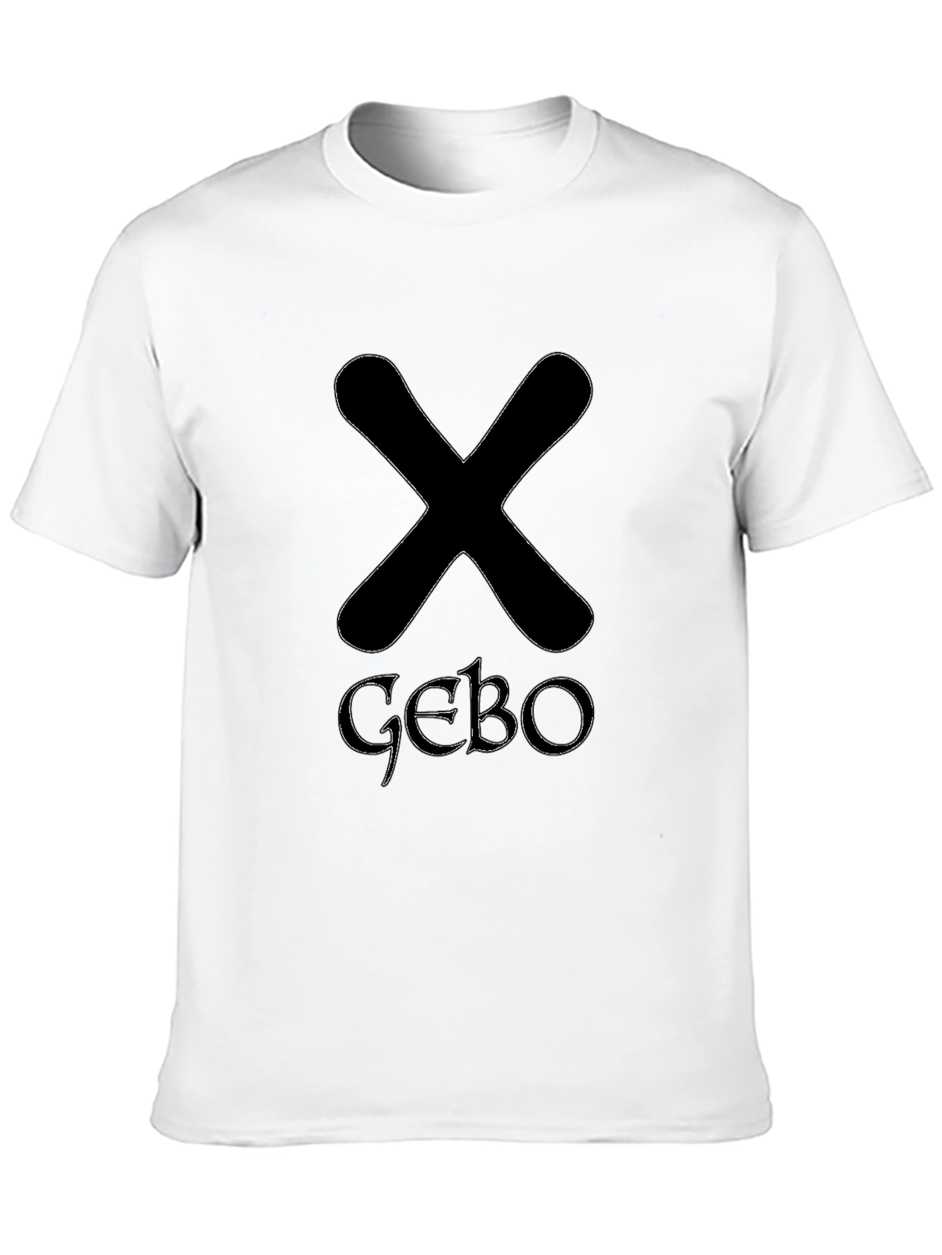 Black T-Shirt with Runes - 10