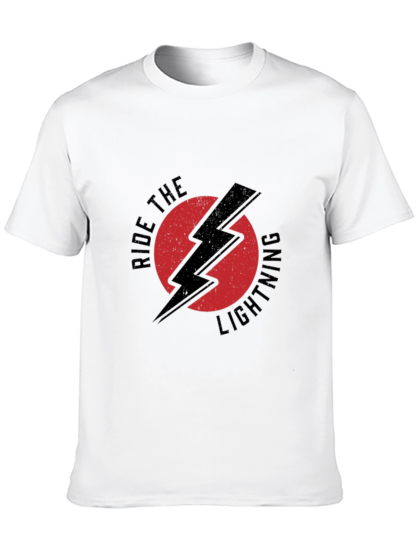 Black Ride The Lightning Graphic Tee - Black view 10