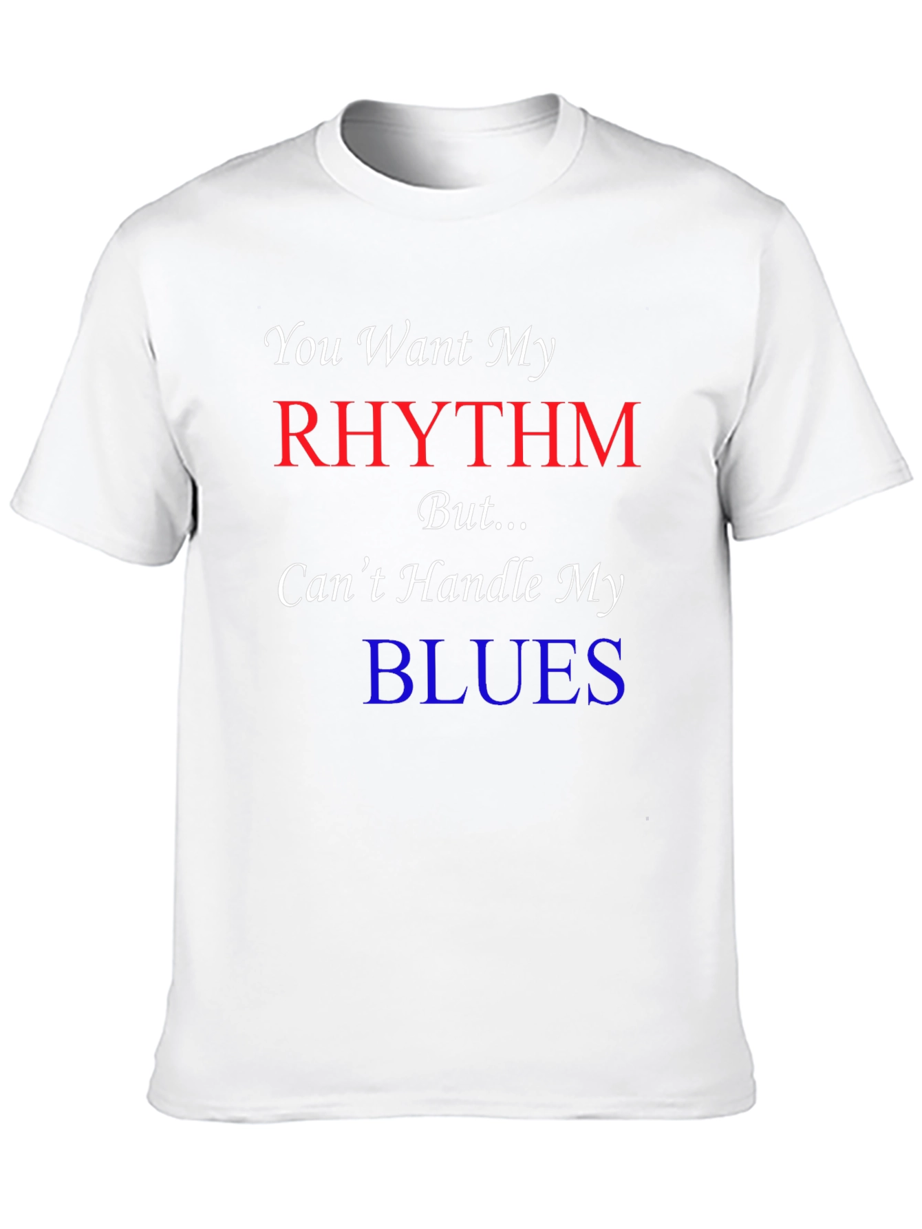 Black Rhythm & Blues Graphic Tee - Novelty T-Shirt view 10