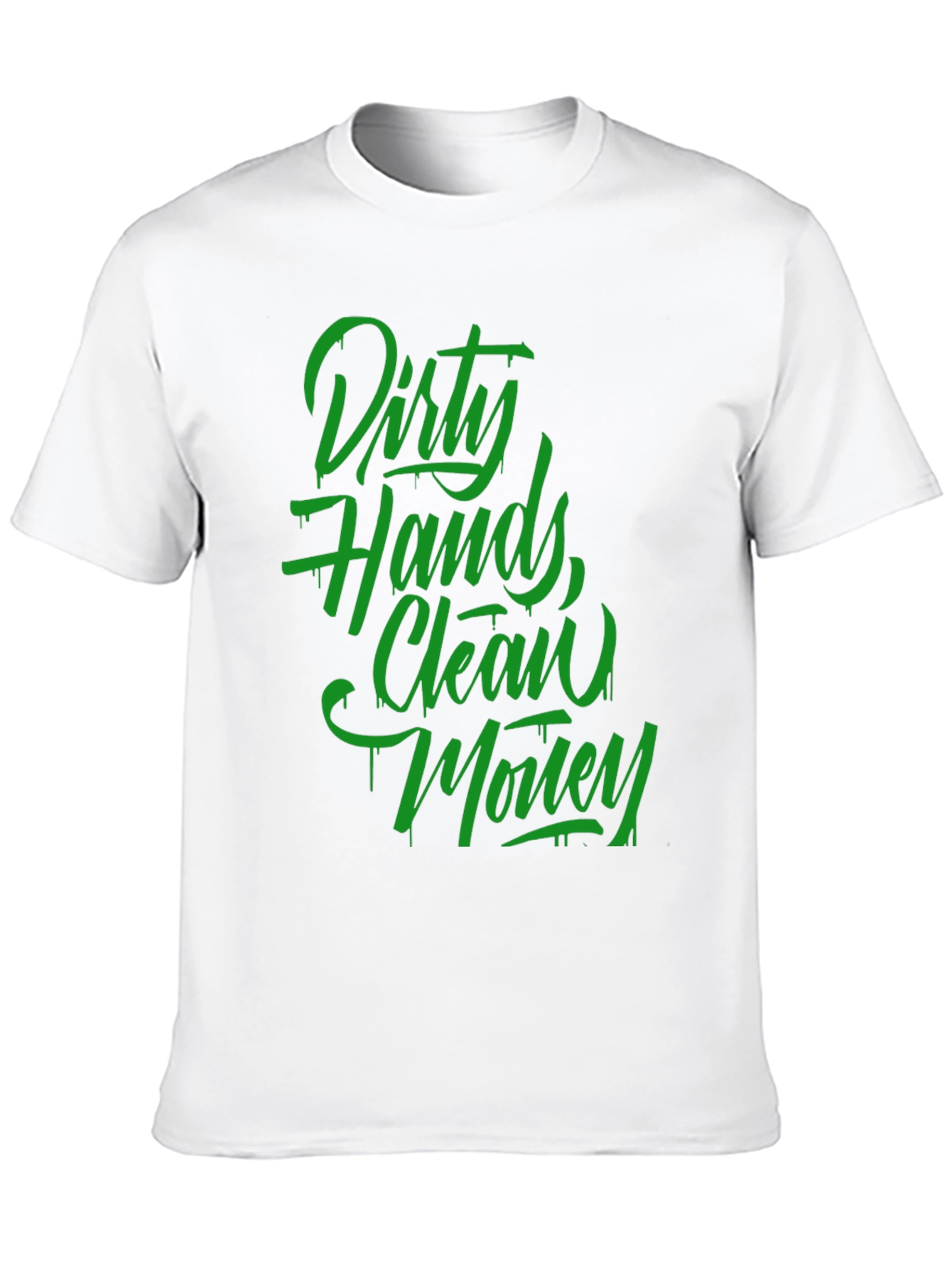 Black Dirty Hands, Clean Money Graphic T-Shirt view 10