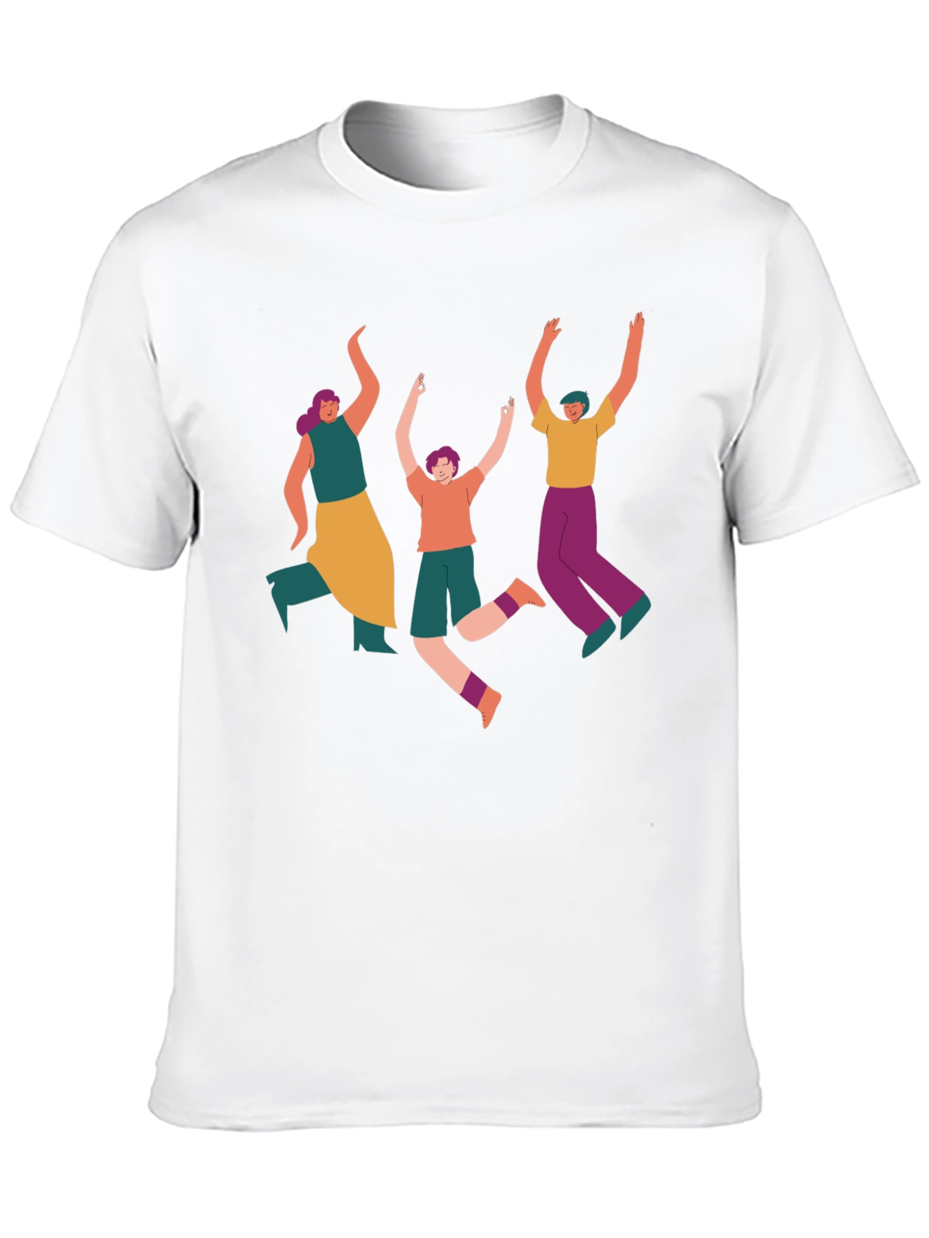 Black Funky People Graphic Tee - Black view 10