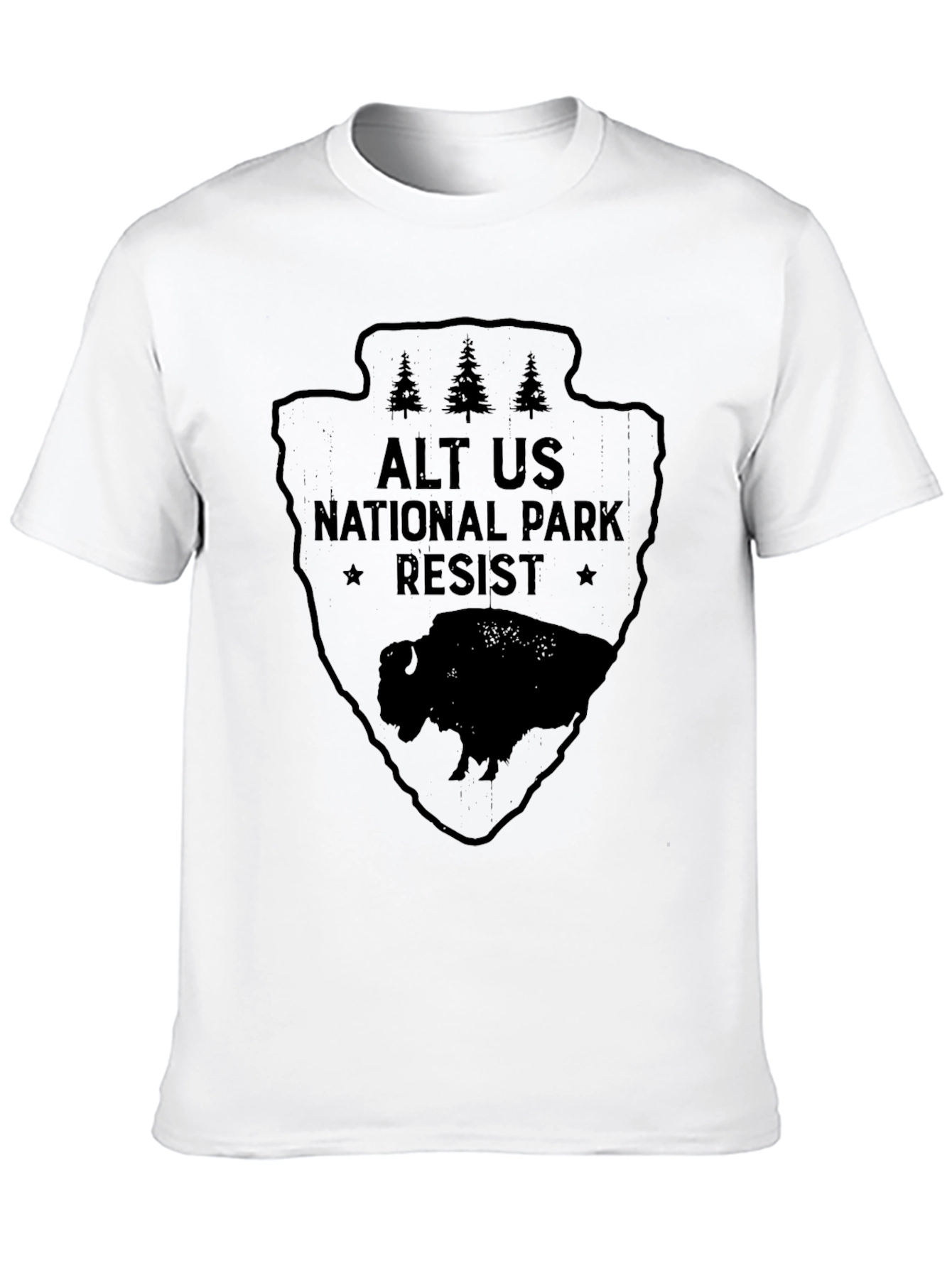 Black Alt US National Park Resist T-Shirt view 10