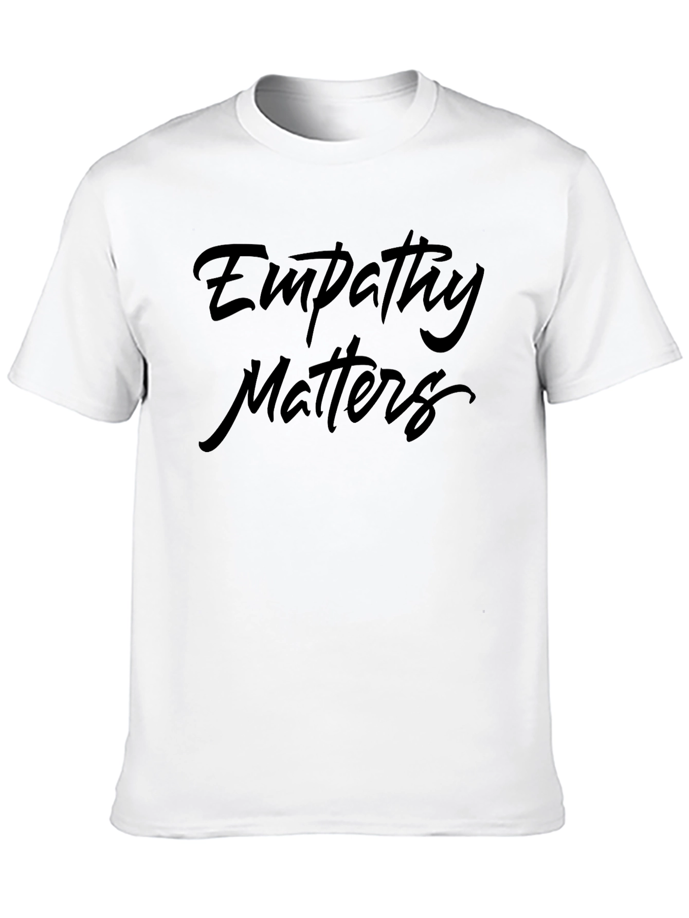 Black Empathy Matters Black T-Shirt view 10