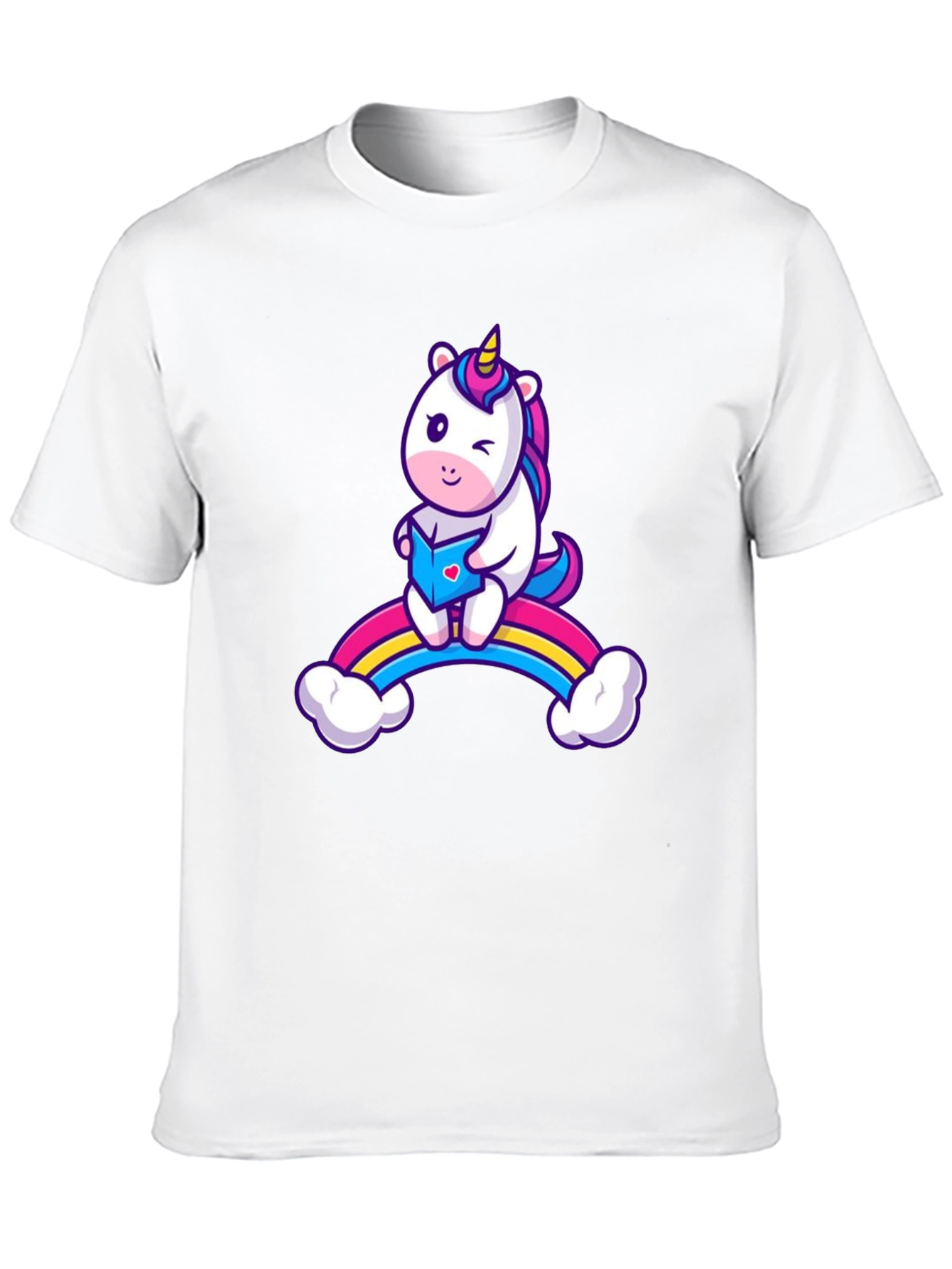Black Unicorn Rainbow T-Shirt - Magical Fun Style view 10