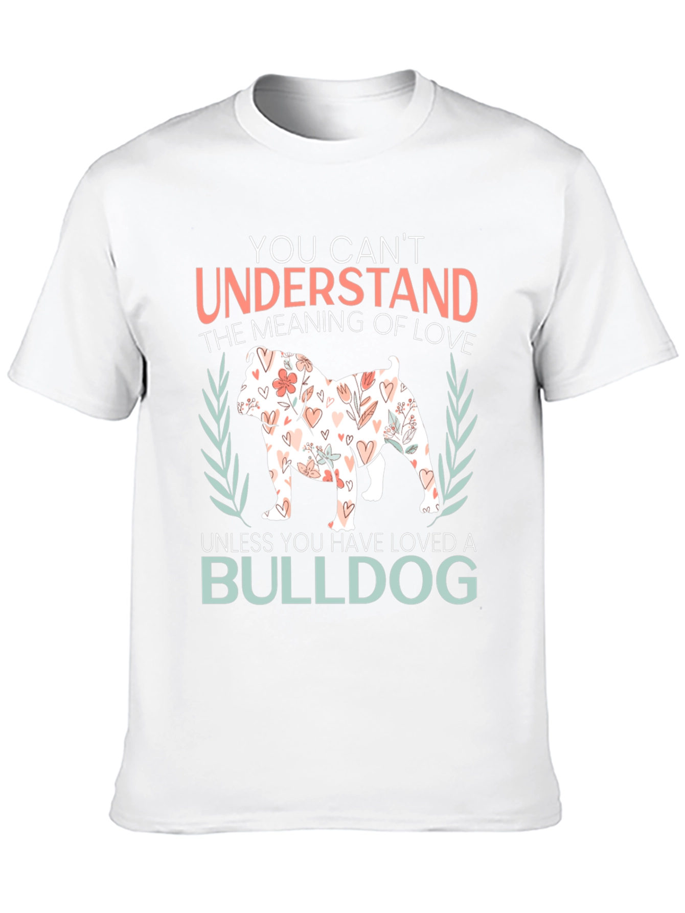Black Bulldog Love T-Shirt - Understand the Meaning of Love view 10