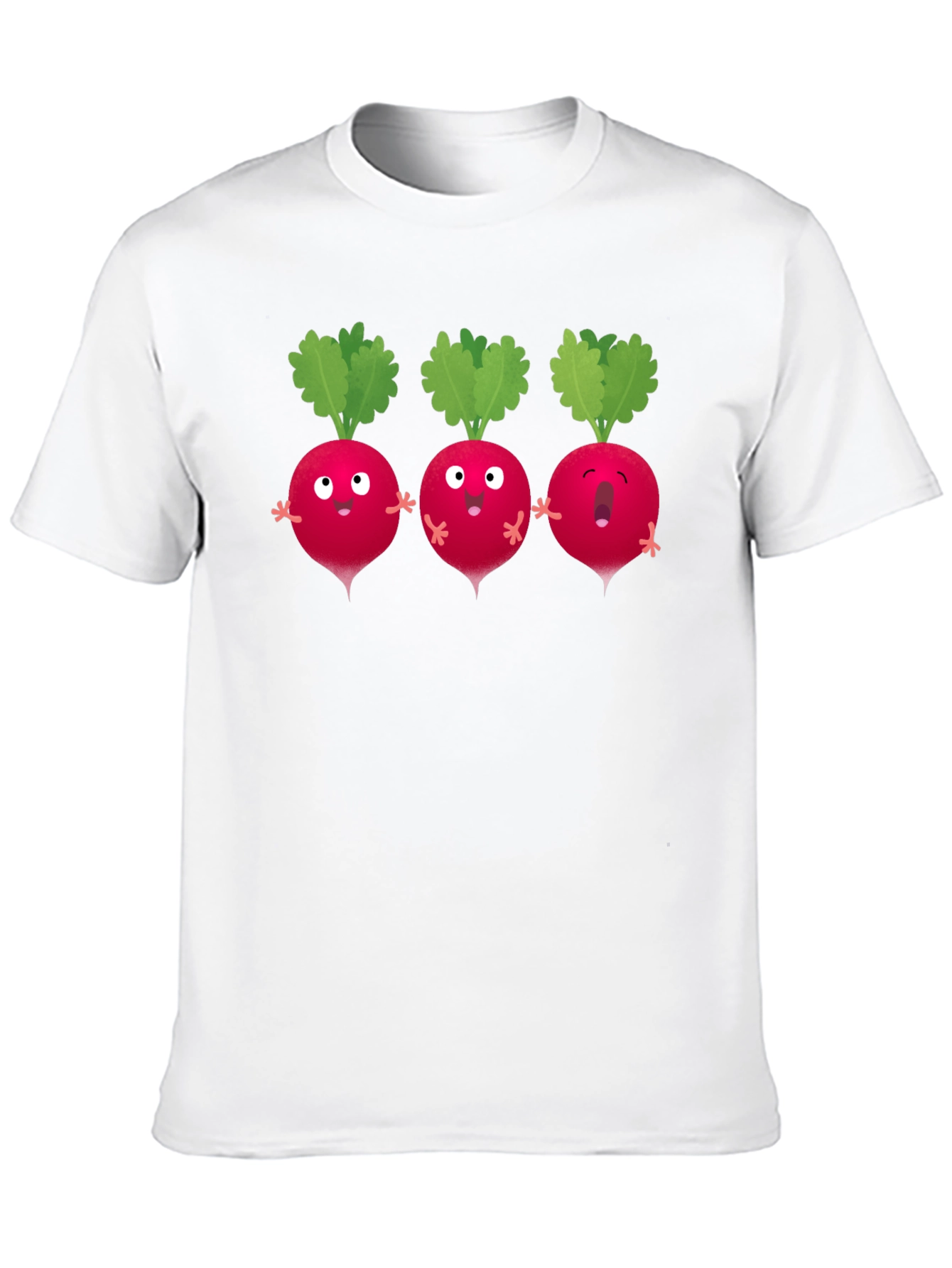 Black Radish Trio Graphic T-Shirt - Black Cotton Tee view 10