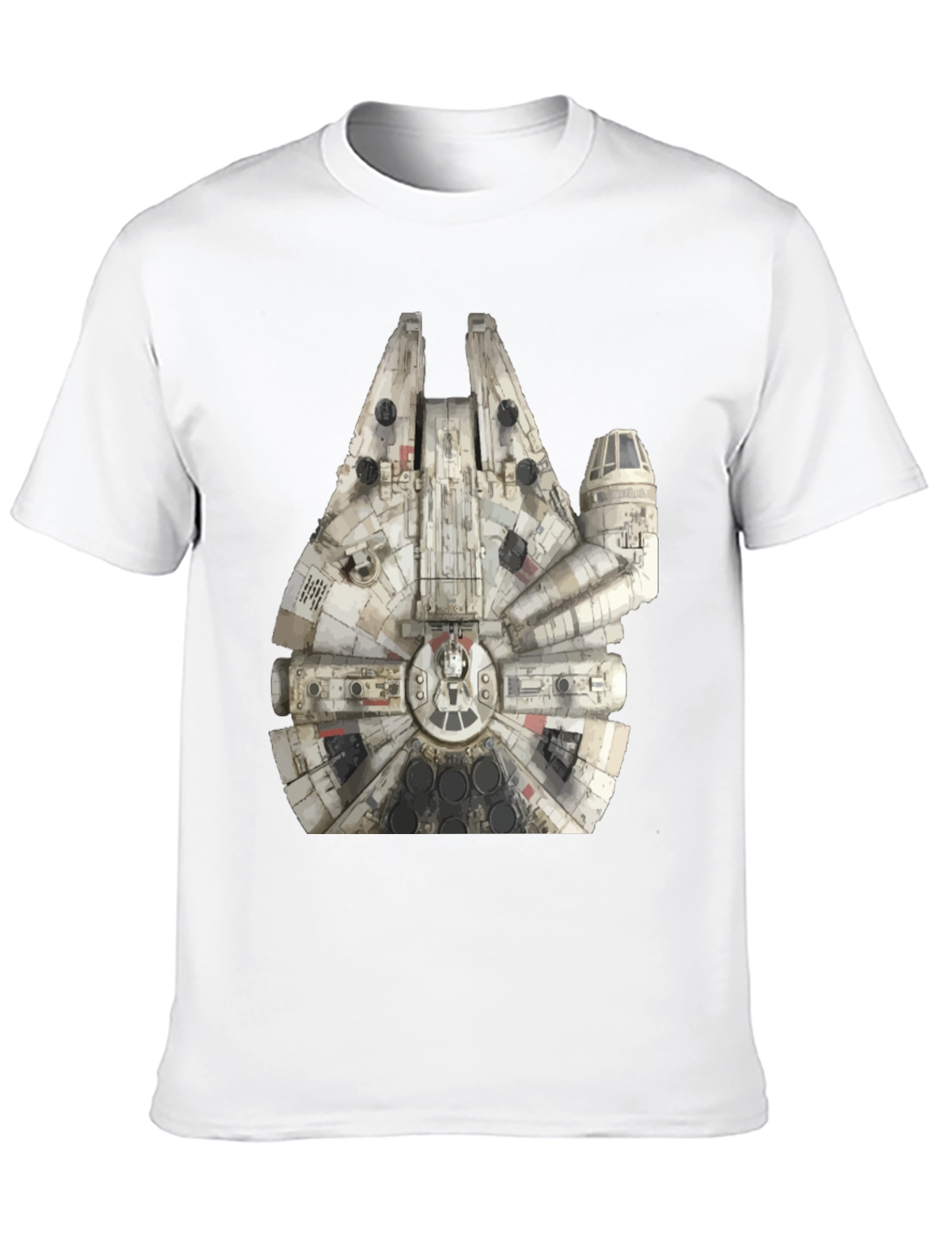 Black Millennium Falcon Graphic T-Shirt view 10