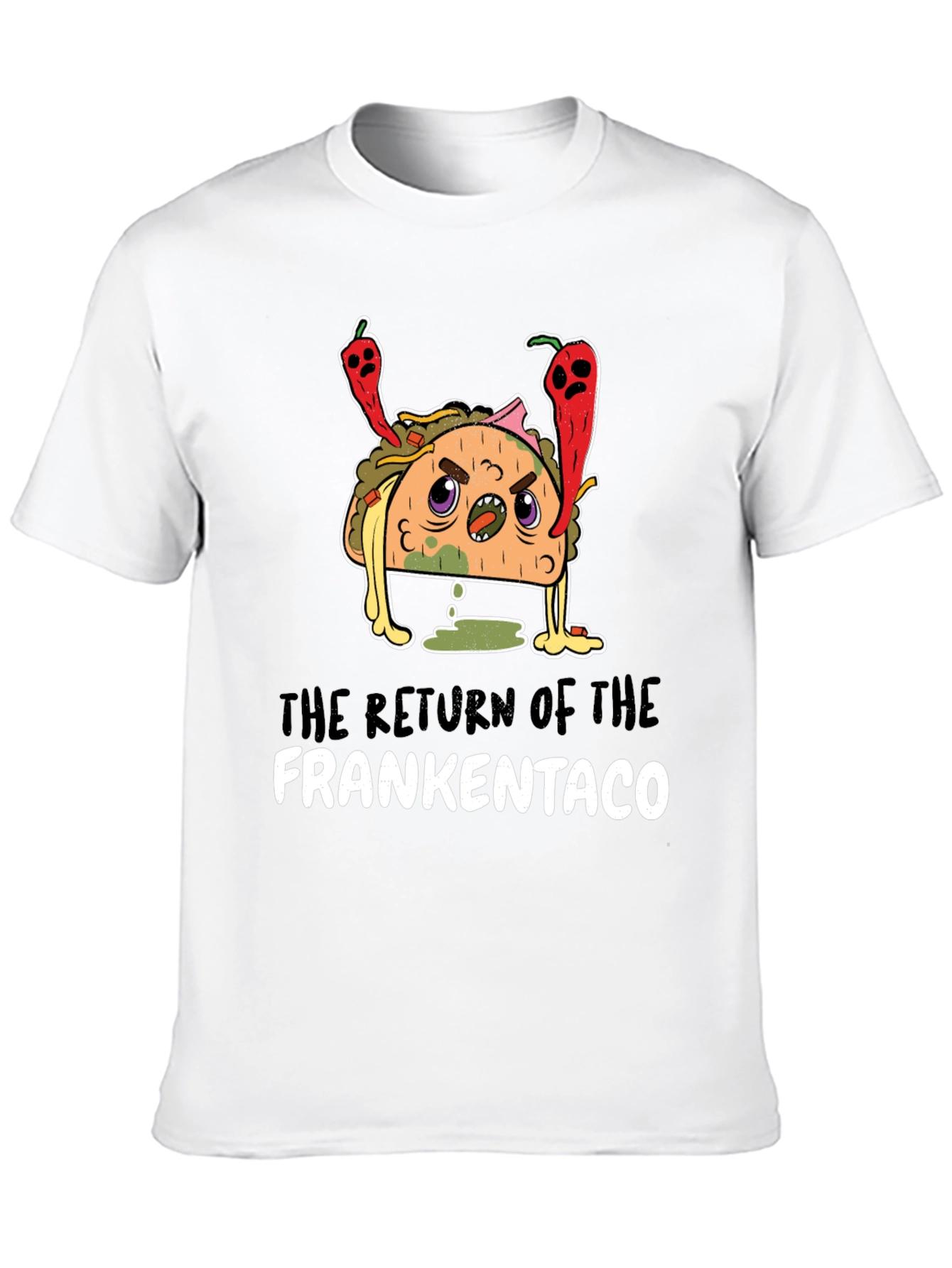 Black Frankentaco Graphic T-Shirt view 10