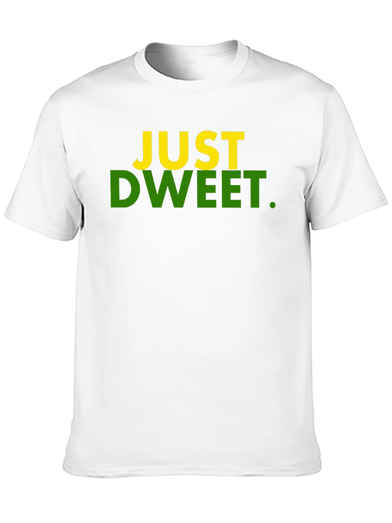 Black Just Dweet T-Shirt -  Trendy Graphic Tee view 10