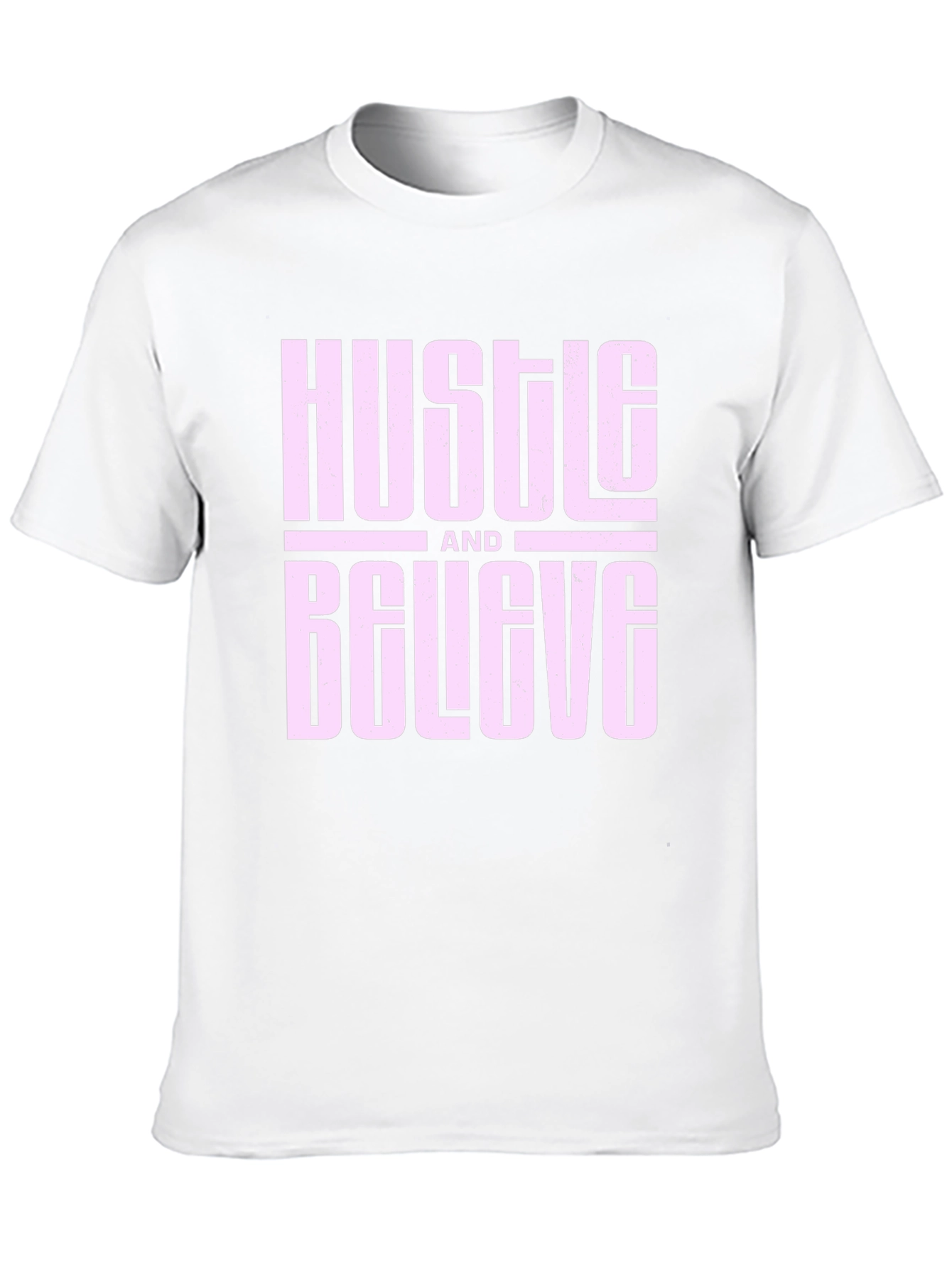 Black Hustle and Believe Graphic Tee - Black view 10