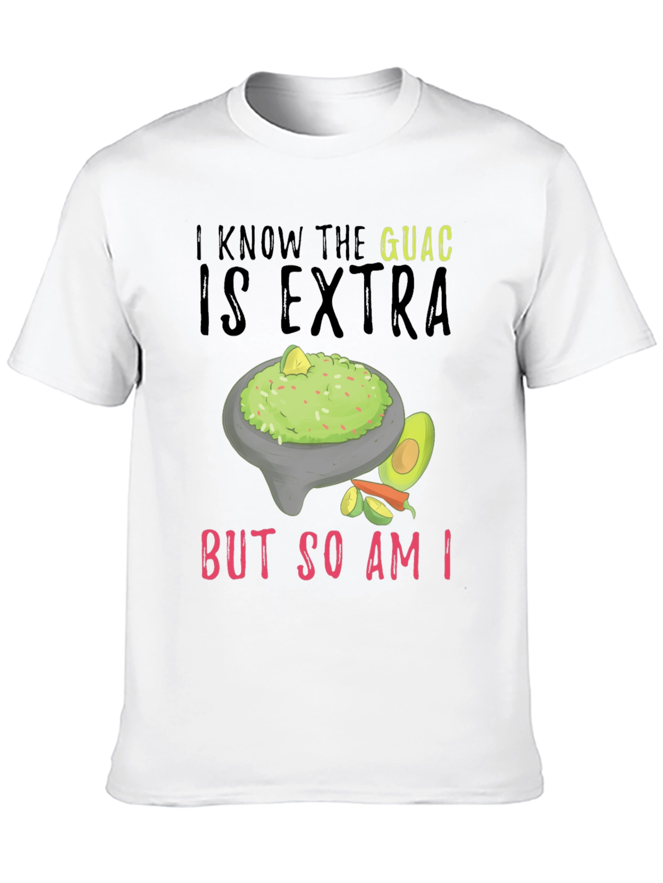 Black Guac Is Extra Funny Graphic Tee view 10